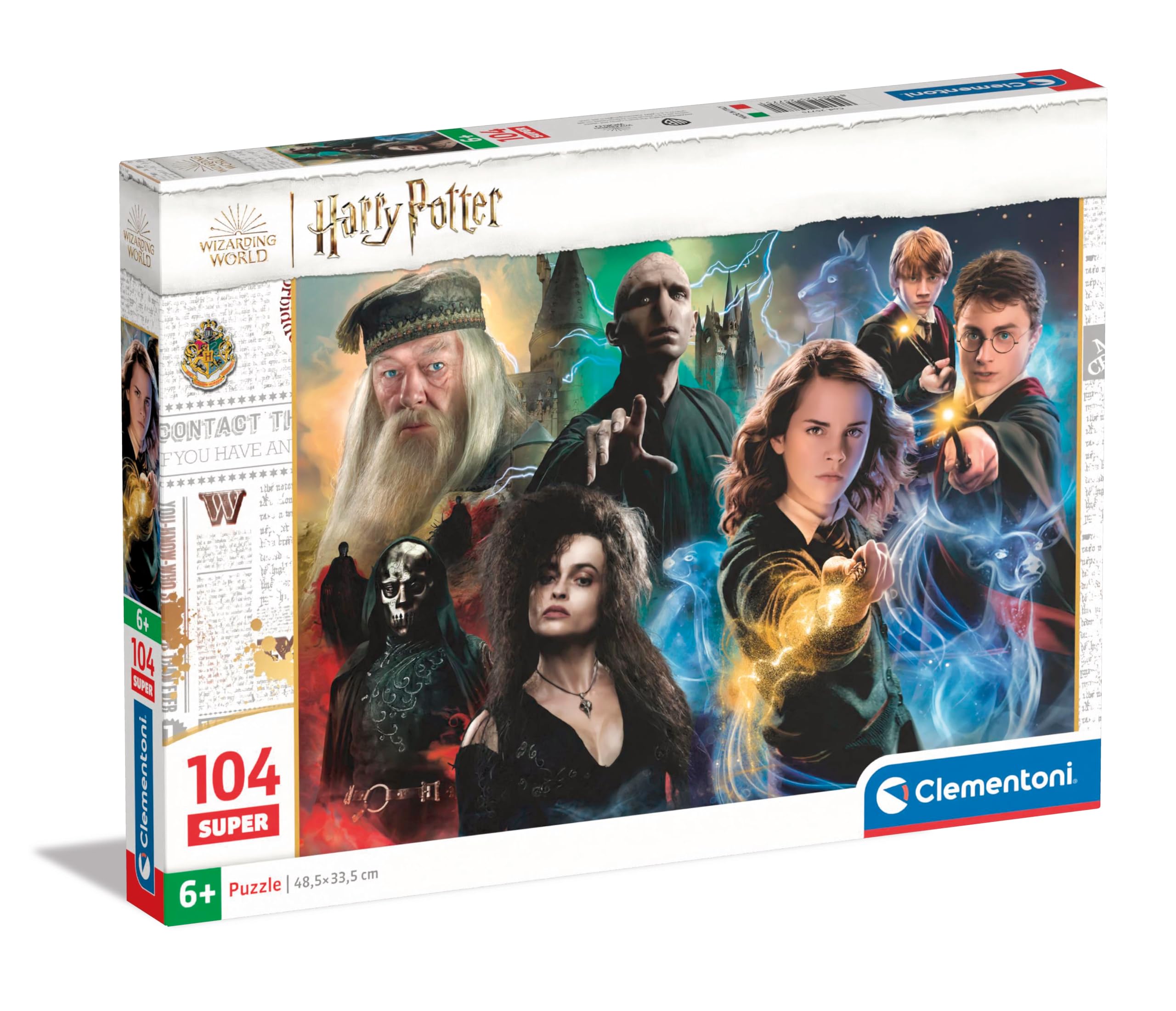 Clementoni Harry Potter 104-Piece Jigsaw Puzzle - Supercolor Puzzle for Kids