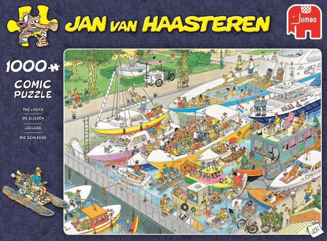 Jan Van Haasteren Jigsaw Puzzles - The Locks 1000 Piece Puzzle (19067)