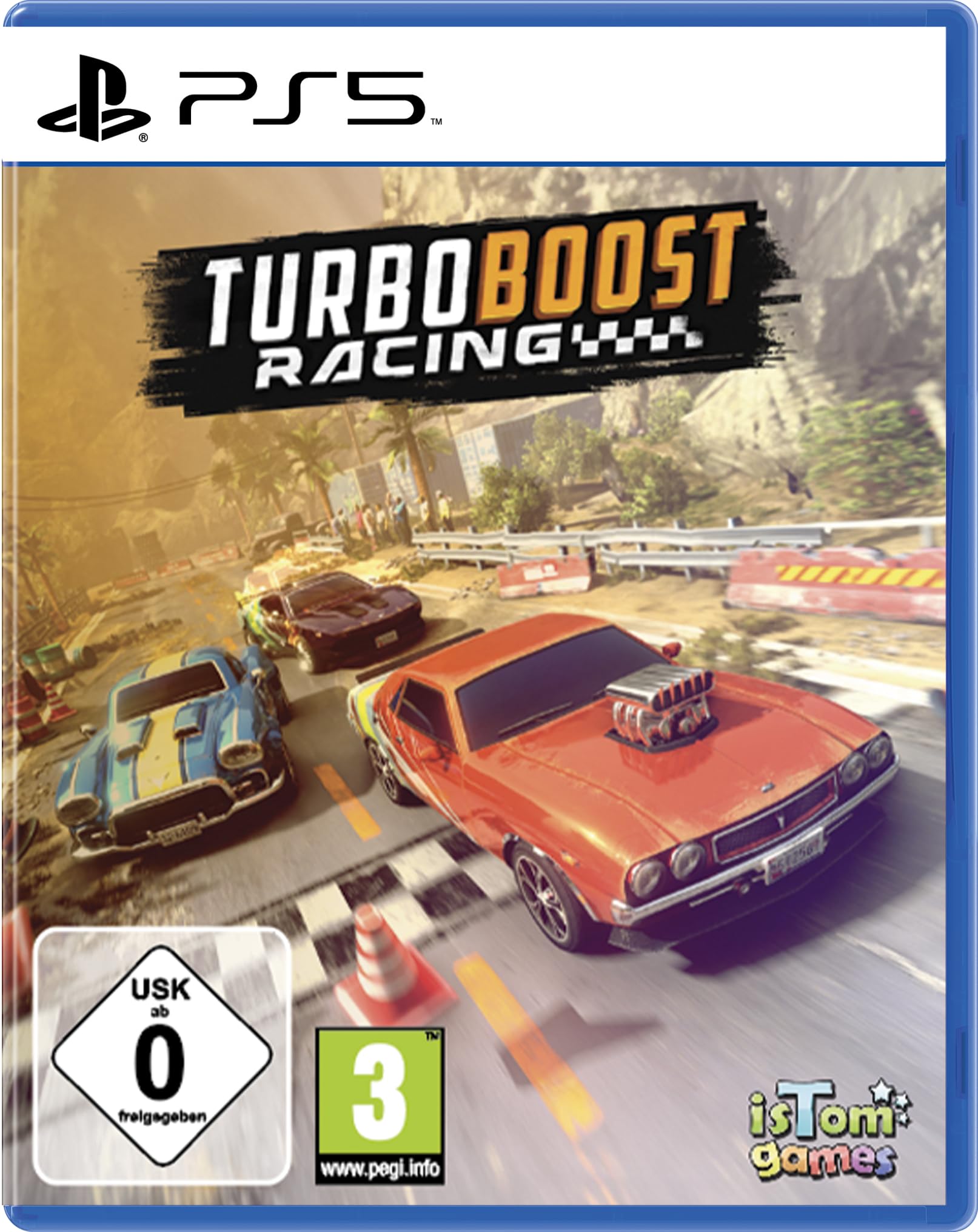 Turbo Boost Racing Kit - PlayStation 5 with Dual LED Racing Wheels 7