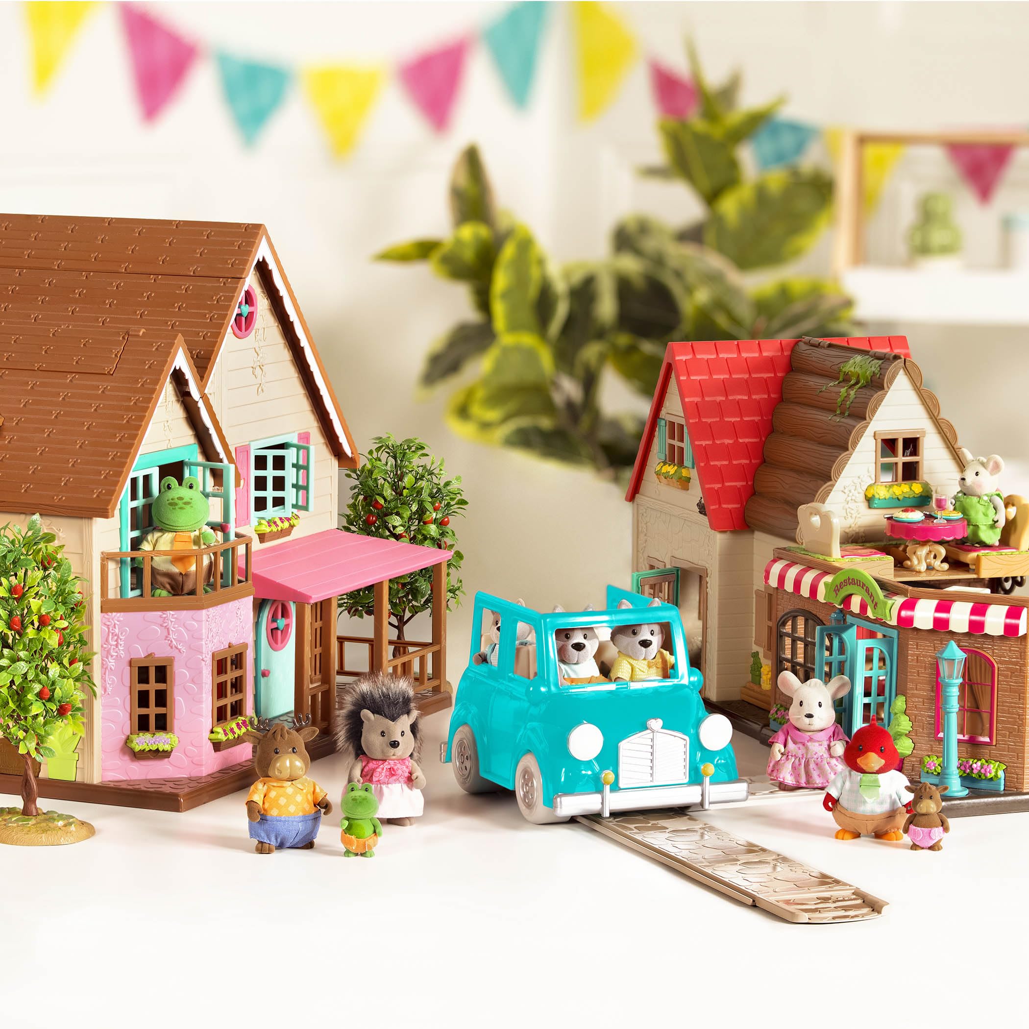 Li'l Woodzeez Handydandy Mice Family Set - 4 Collectible Wooden Figures with Storybook, Ages 3+ 15