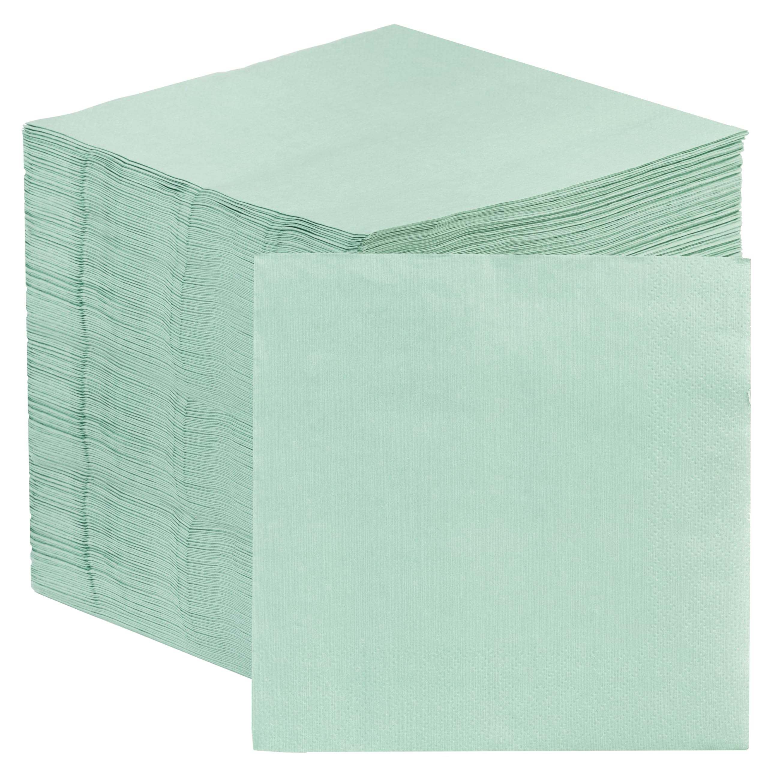 Talking Tables Soft Sage Green Paper Napkins - 100 Count, 2-Ply, 33cm 1