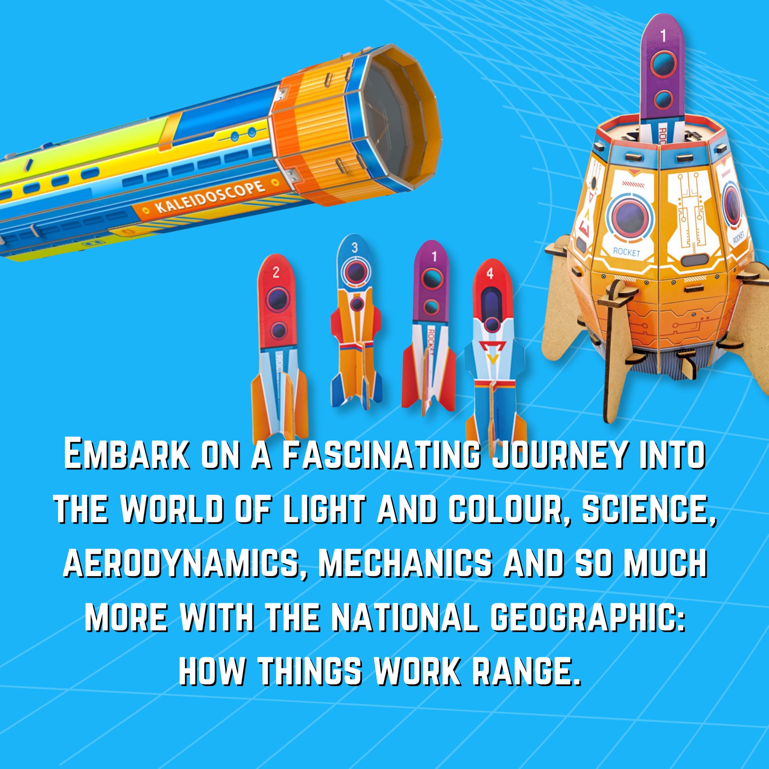 National Geographic Build Your Own Periscope - STEAM Educational Kit for Ages 5+ 4