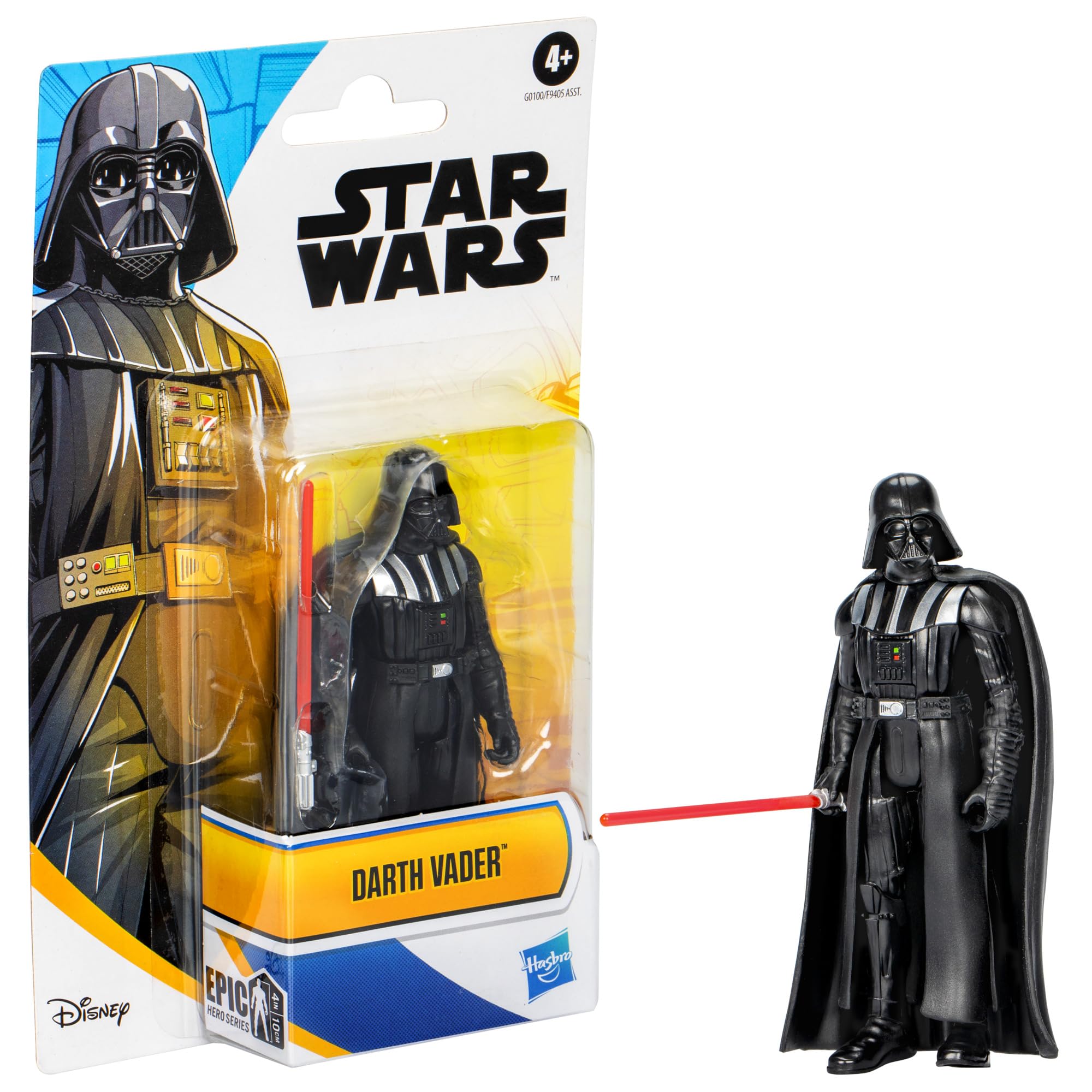 Star Wars Epic Hero Series Darth Vader 4-Inch Action Figure with Lightsaber Accessory 3