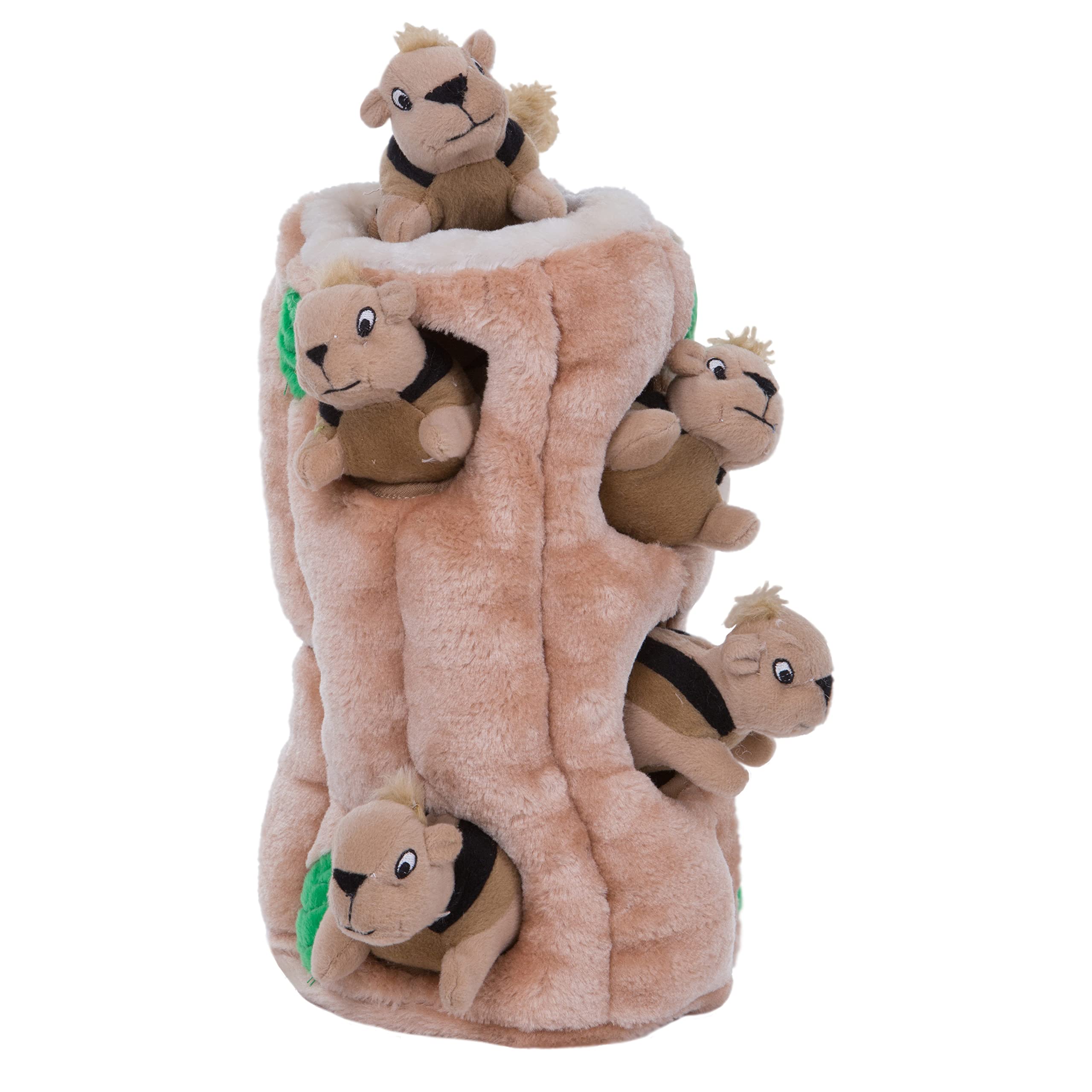 Outward Hound Hide A Squirrel Plush Dog Toy Puzzle - XL Size | 6 Squeaky Squirrels | Durable