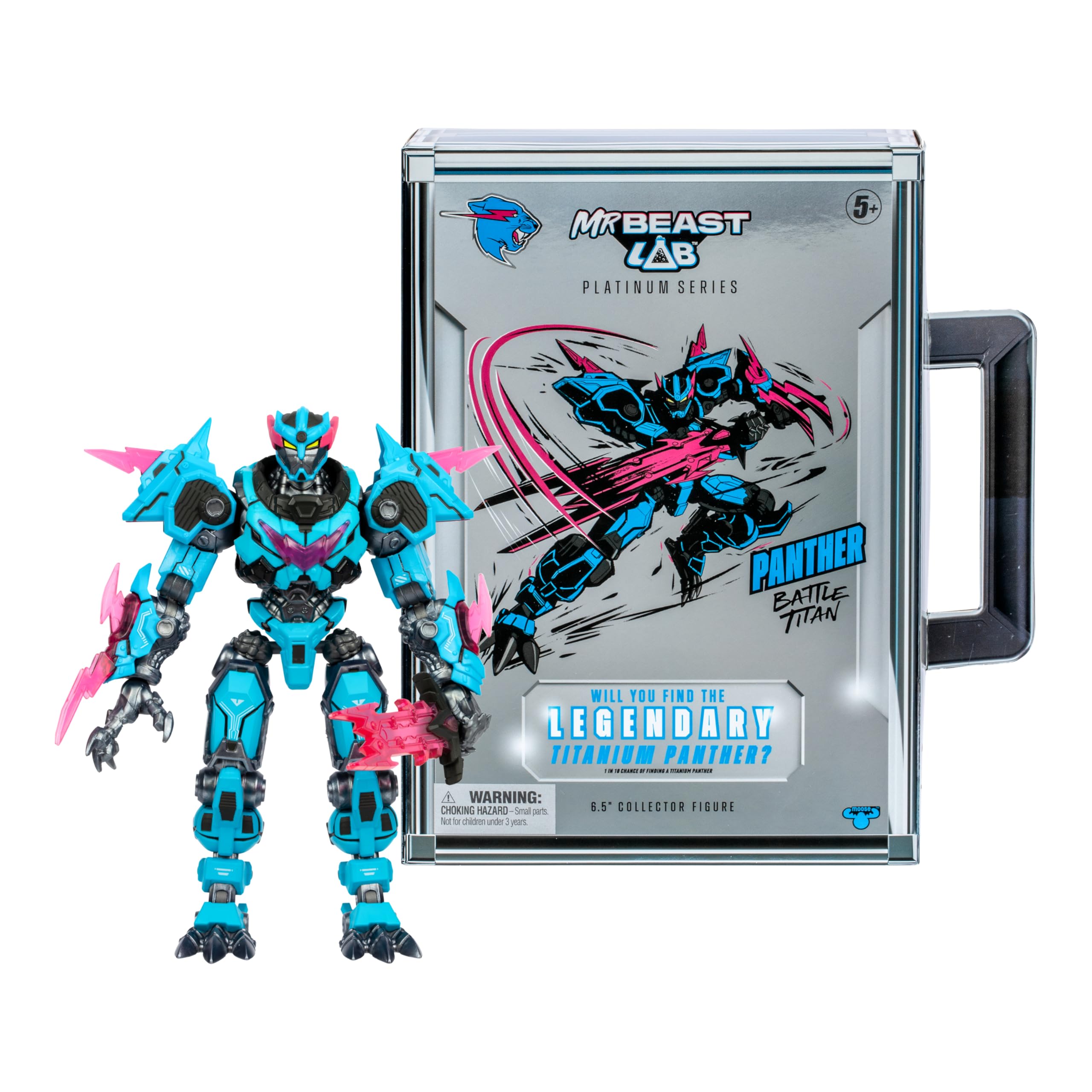 MRBEAST LAB Platinum Series - Panther Battle Titan Collector Figure (6.5") 1