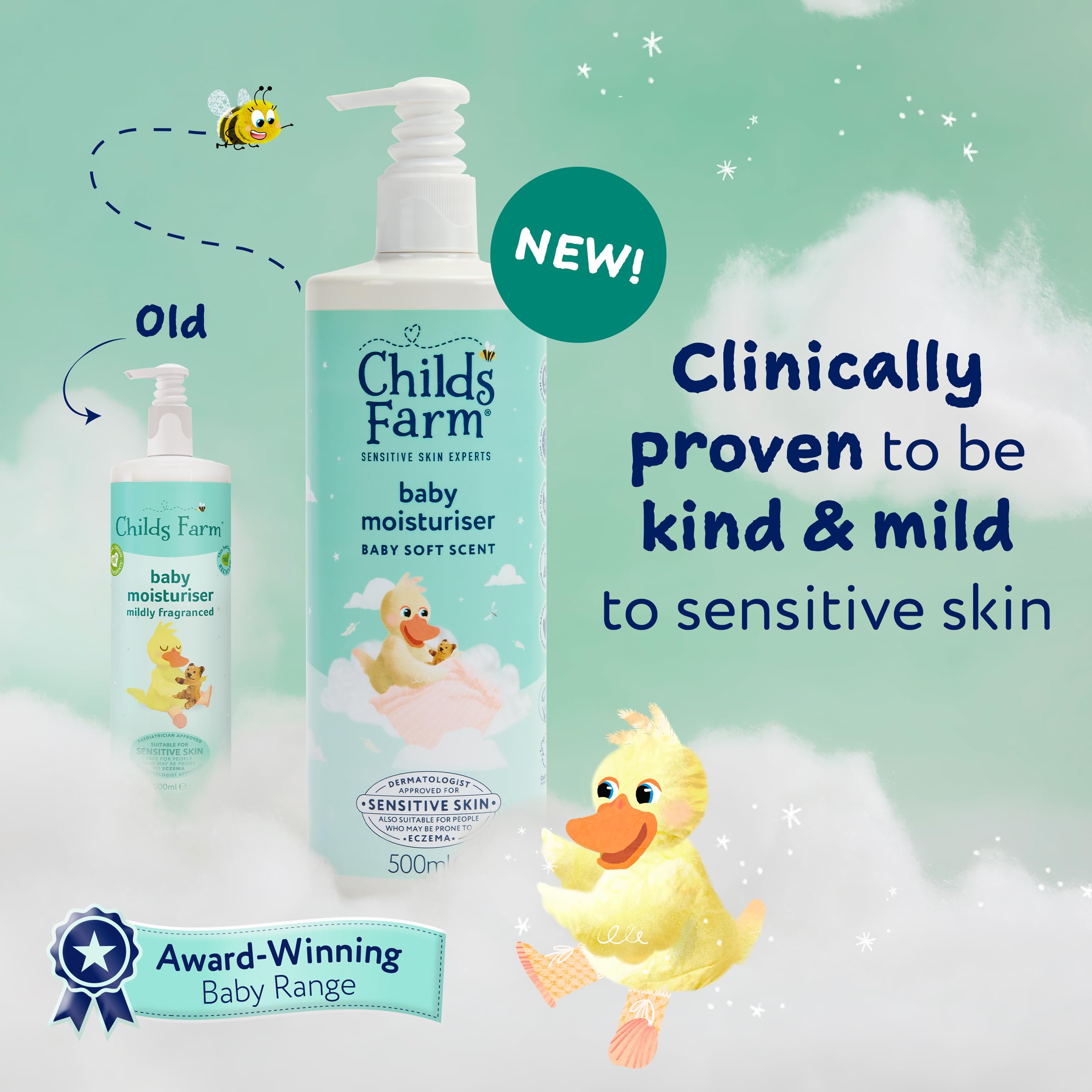 Childs Farm Baby Moisturiser - 24 Hour Hydration | Mineral Oil-Free | Suitable for Sensitive Skin 2