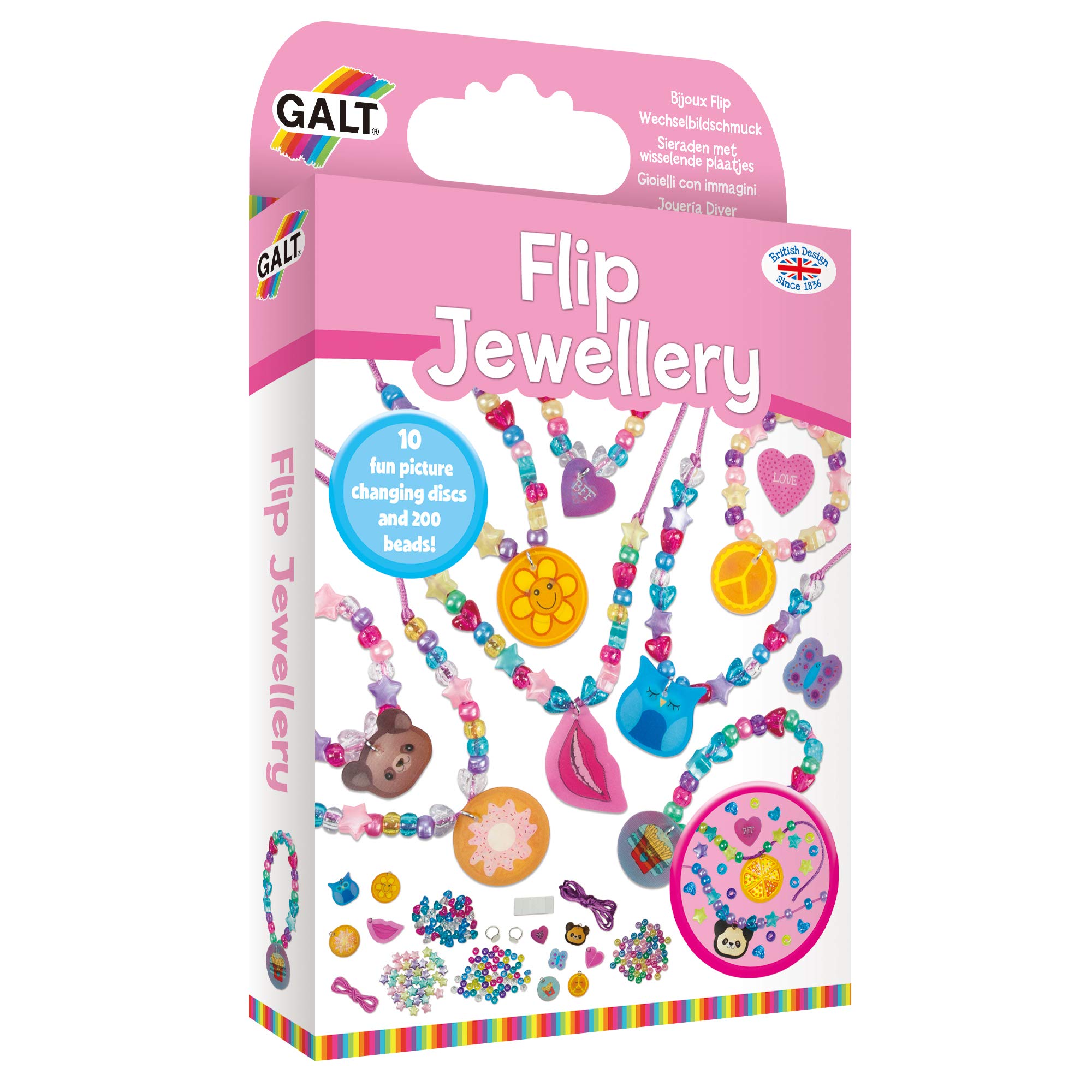 Galt Flip Jewellery Making & Beadwork Craft Kit for Kids Ages 5+ 1