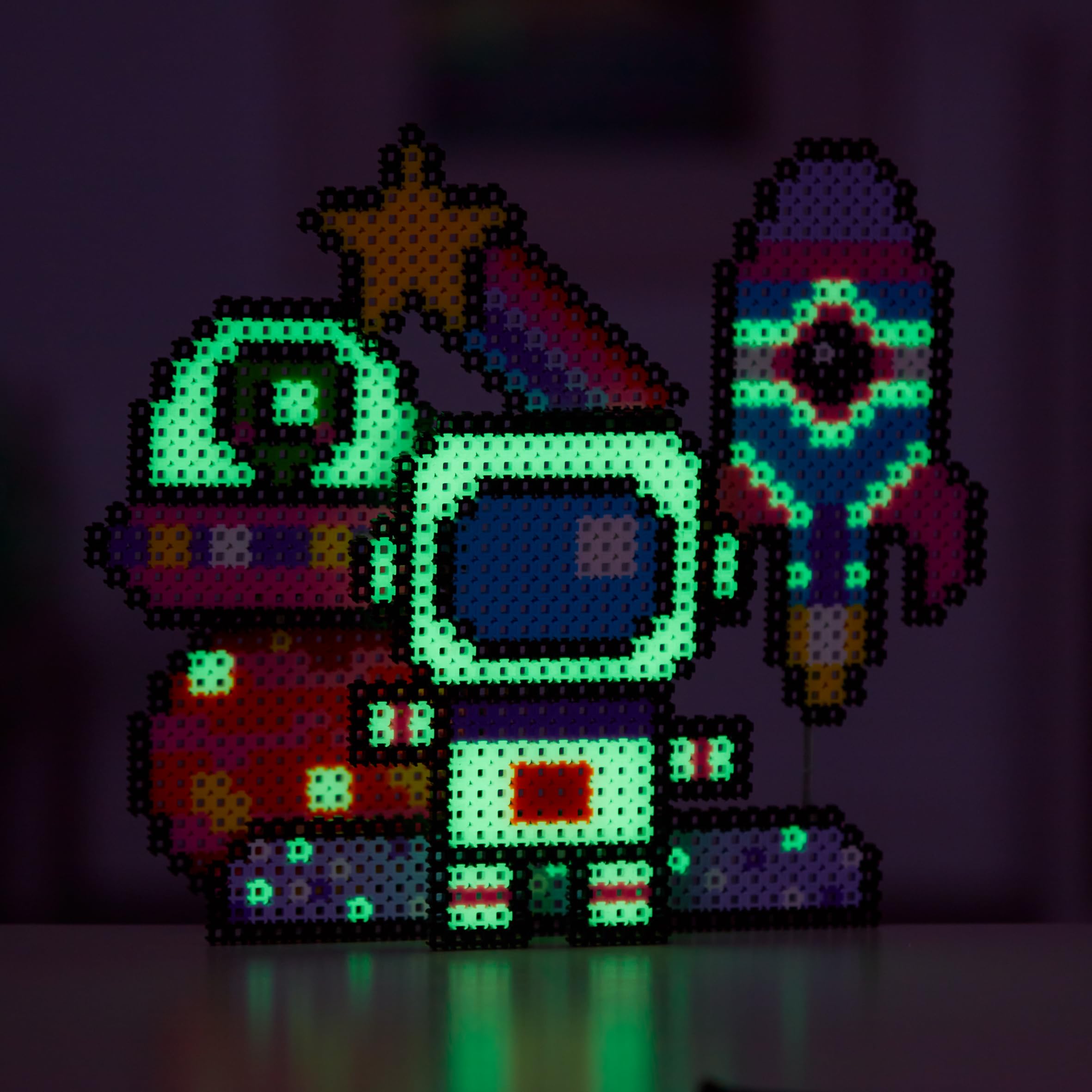 Character Options Simbrix Theme Pack Glowing Galactic - 1500+ Brix Building Set for Kids 5+ 13