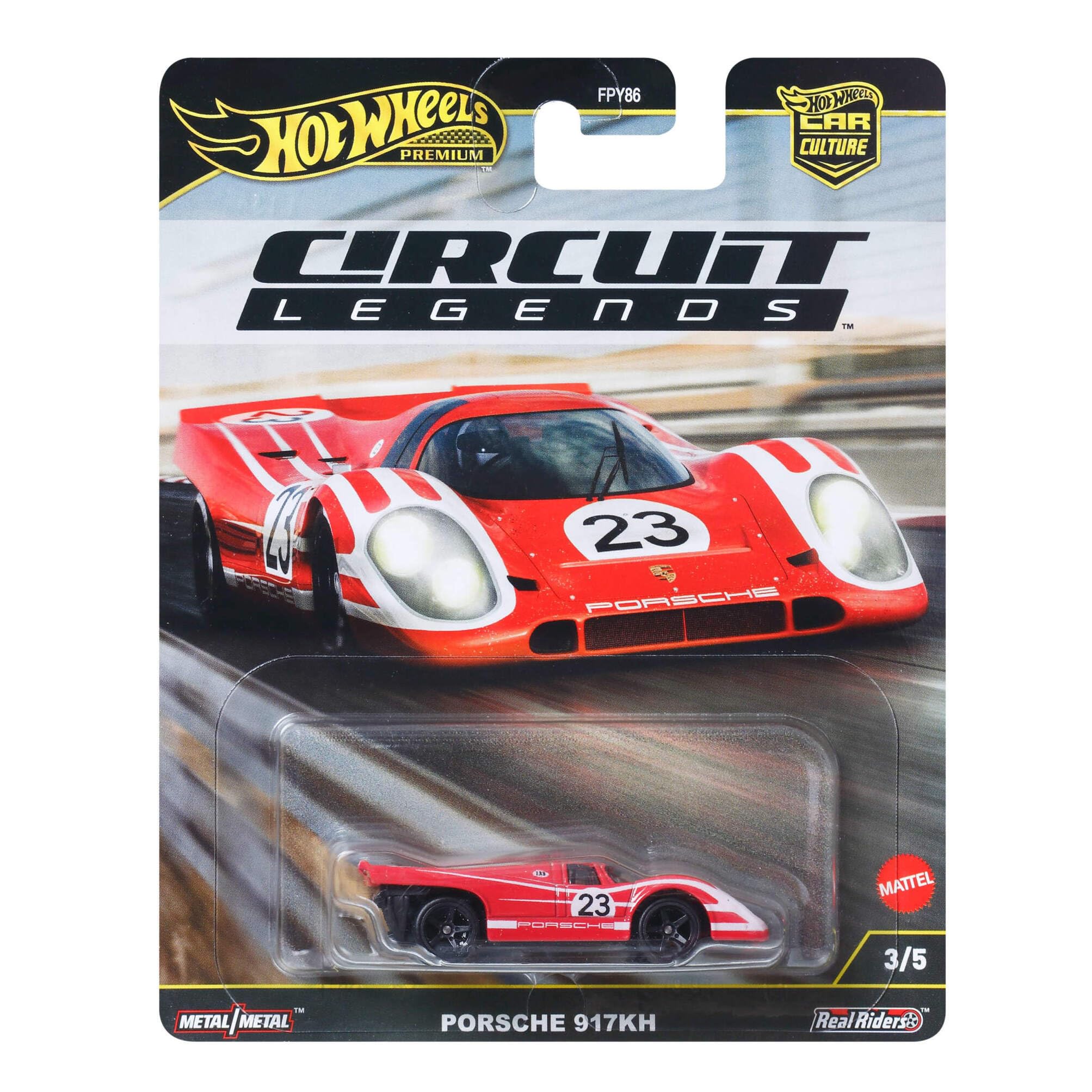 Hot Wheels Porsche 917k Premium Car Culture Collectible 1:64 Scale Die-Cast JBK63 5