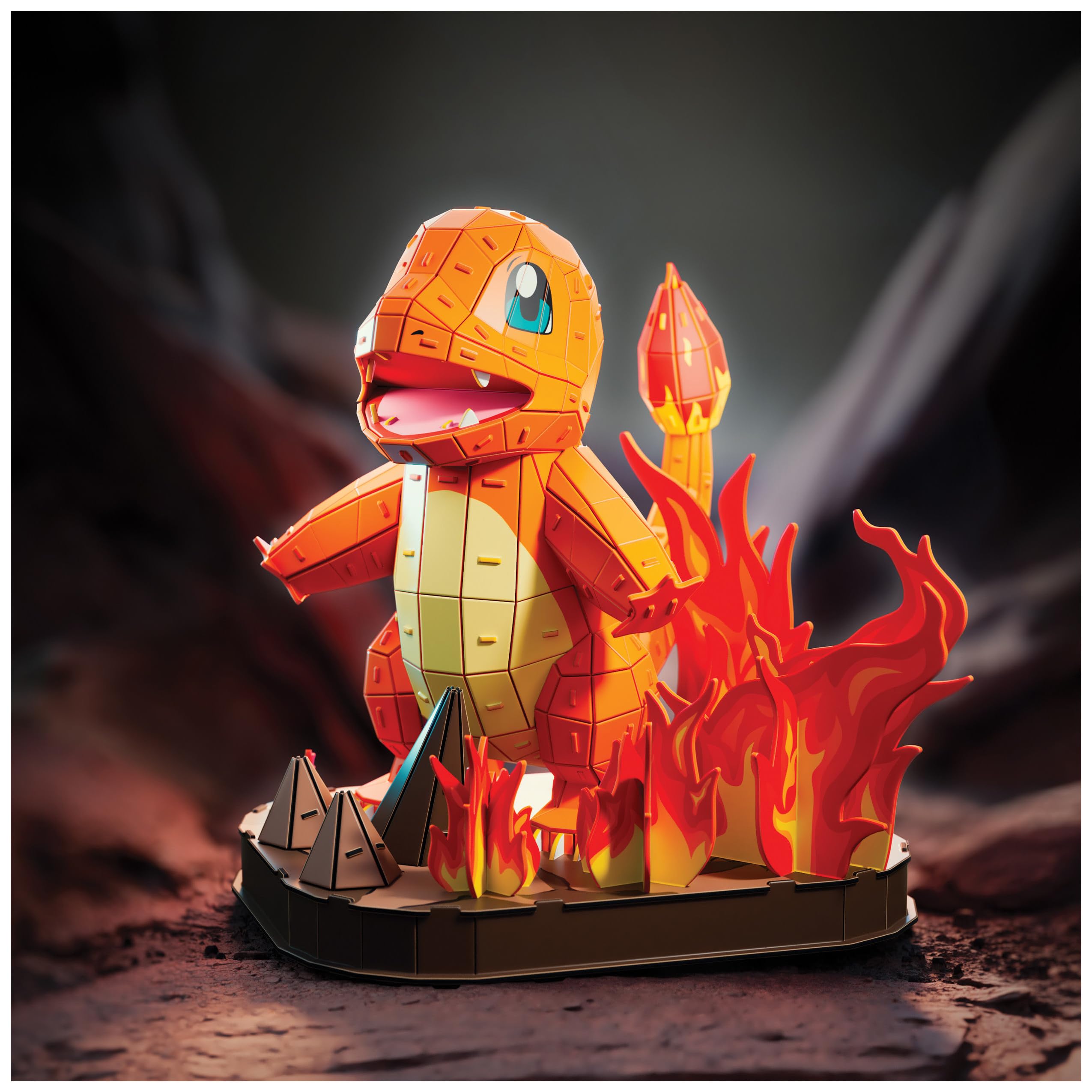 4D Build Pokémon Charmander 3D Model Kit | 241 Pieces | Ages 12-99