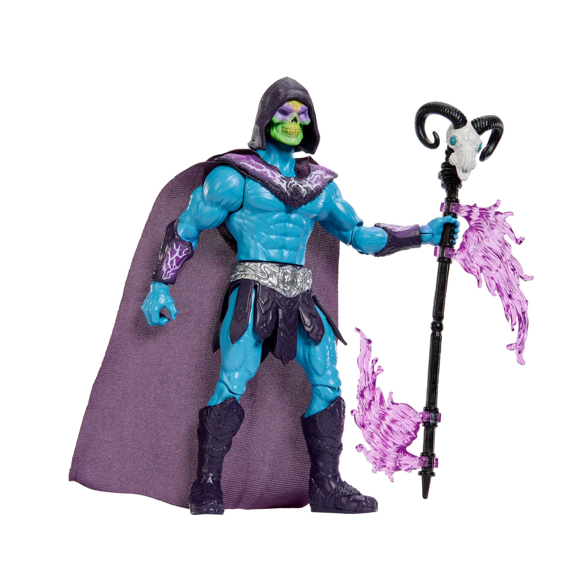 Masters of the Universe Skeletor Havoc Staff Attack Feature Figure | 5.5-inch Movie Inspired | Ages 6+ 6