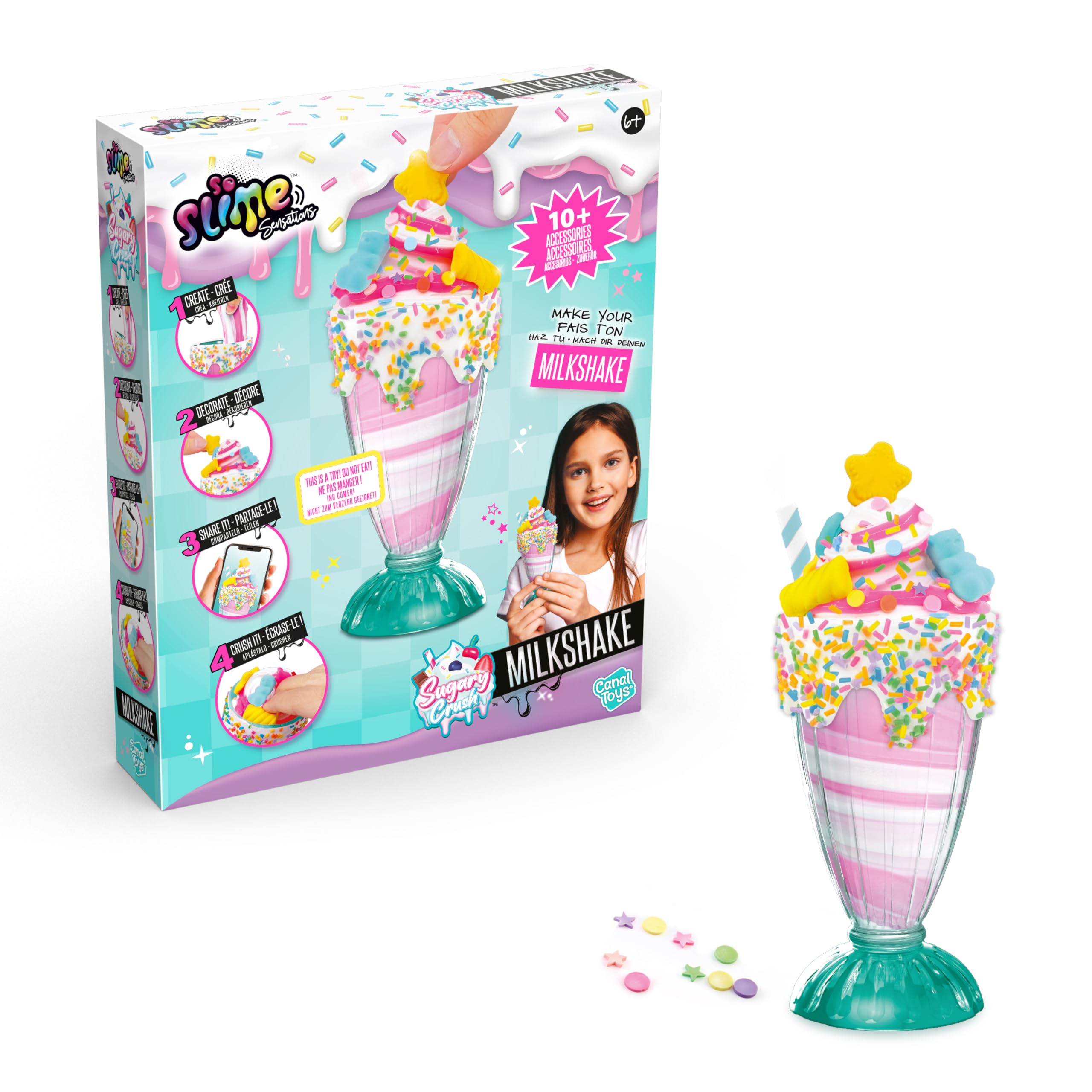 So Slime Sensations - Sugary Crush Milkshake Slime Kit