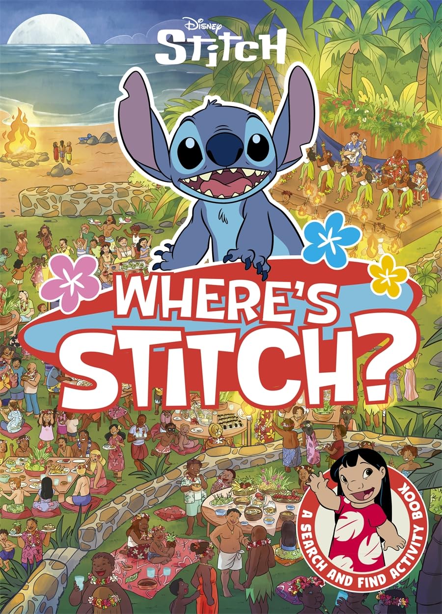 Studio Press Where's Stitch?: A Disney Search-and-Find Activity Book | Paperback | English