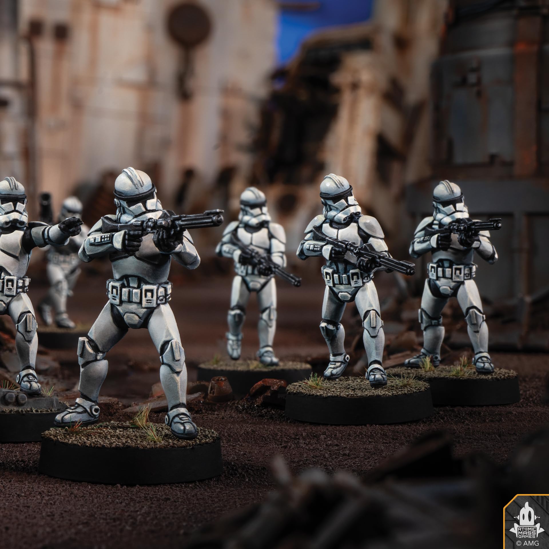 Asmodee Star Wars: Legion - Clone Trooper Marksmen Miniature Board Game Expansion | 11 Miniatures 4