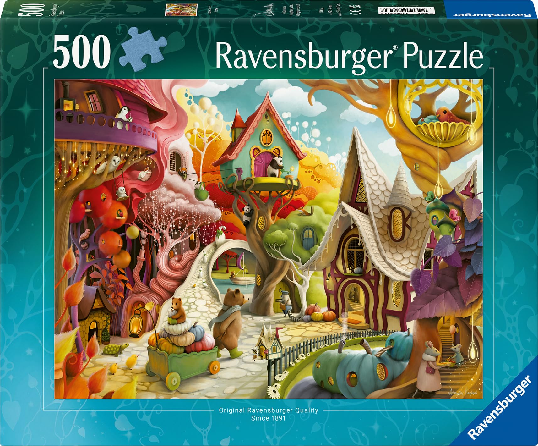 Ravensburger 500 Piece Jigsaw Puzzle – Home Sweet Home by Demelsa Haughton | 49x36cm