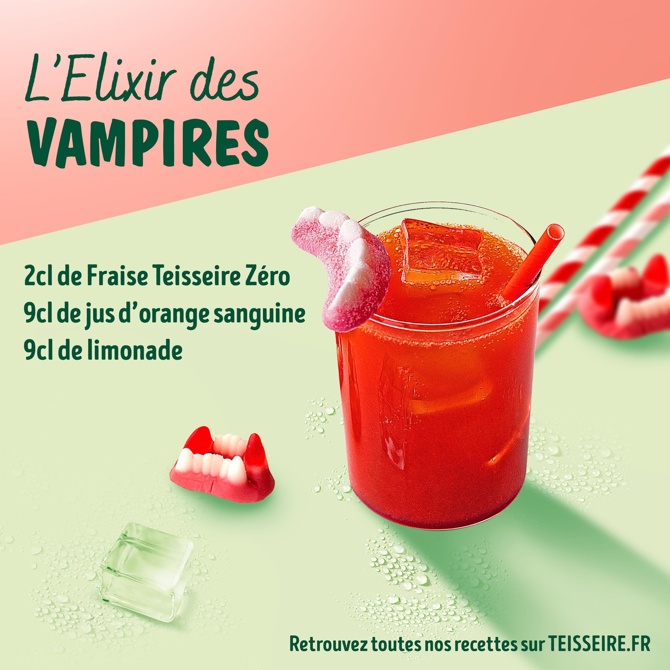 Teisseire Strawberry Zero Syrup - 0% Sugar | 600 ml | Low Calorie 4