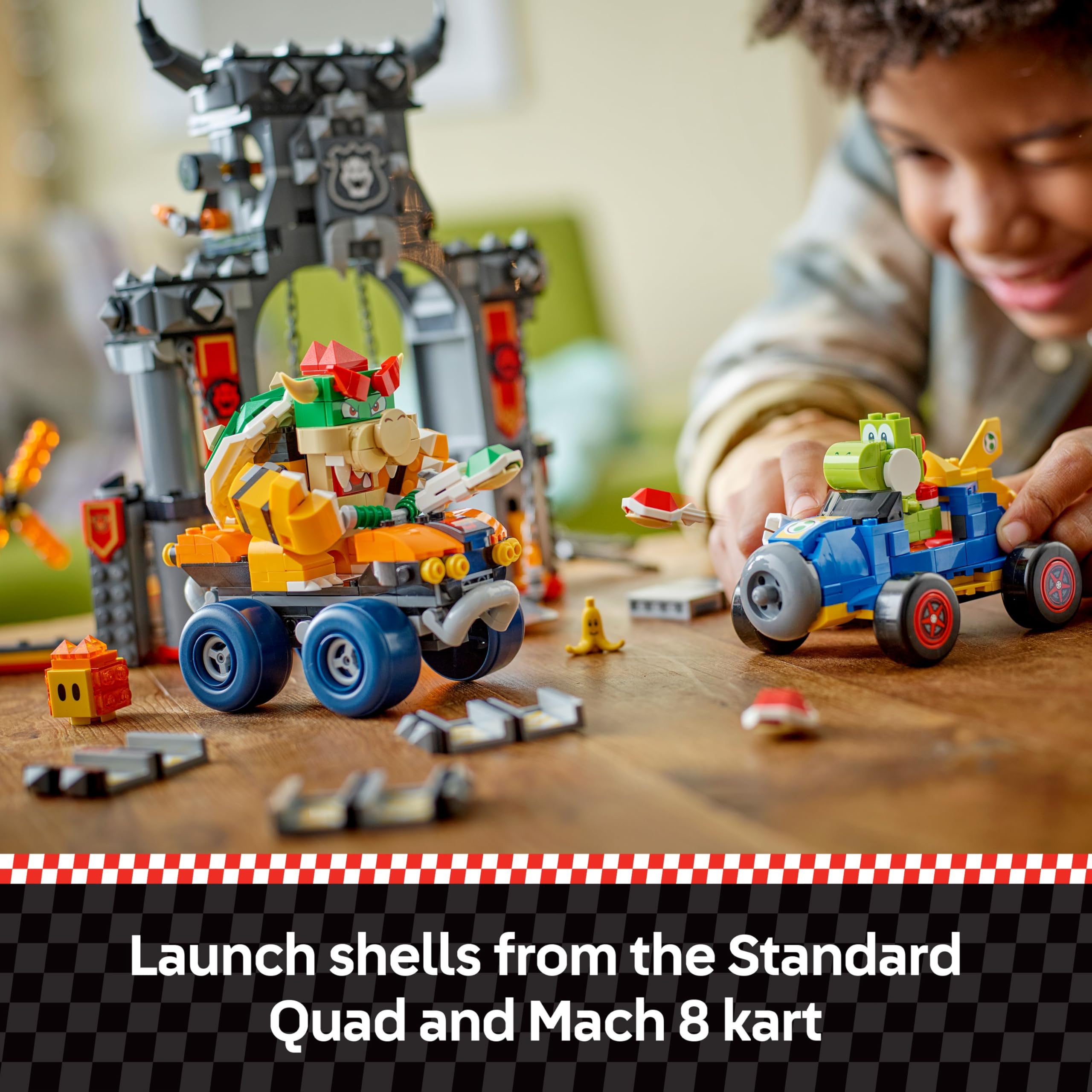 LEGO Super Mario: Mario Kart – Bowser's Castle Interactive Building Set | Ages 9+ 6