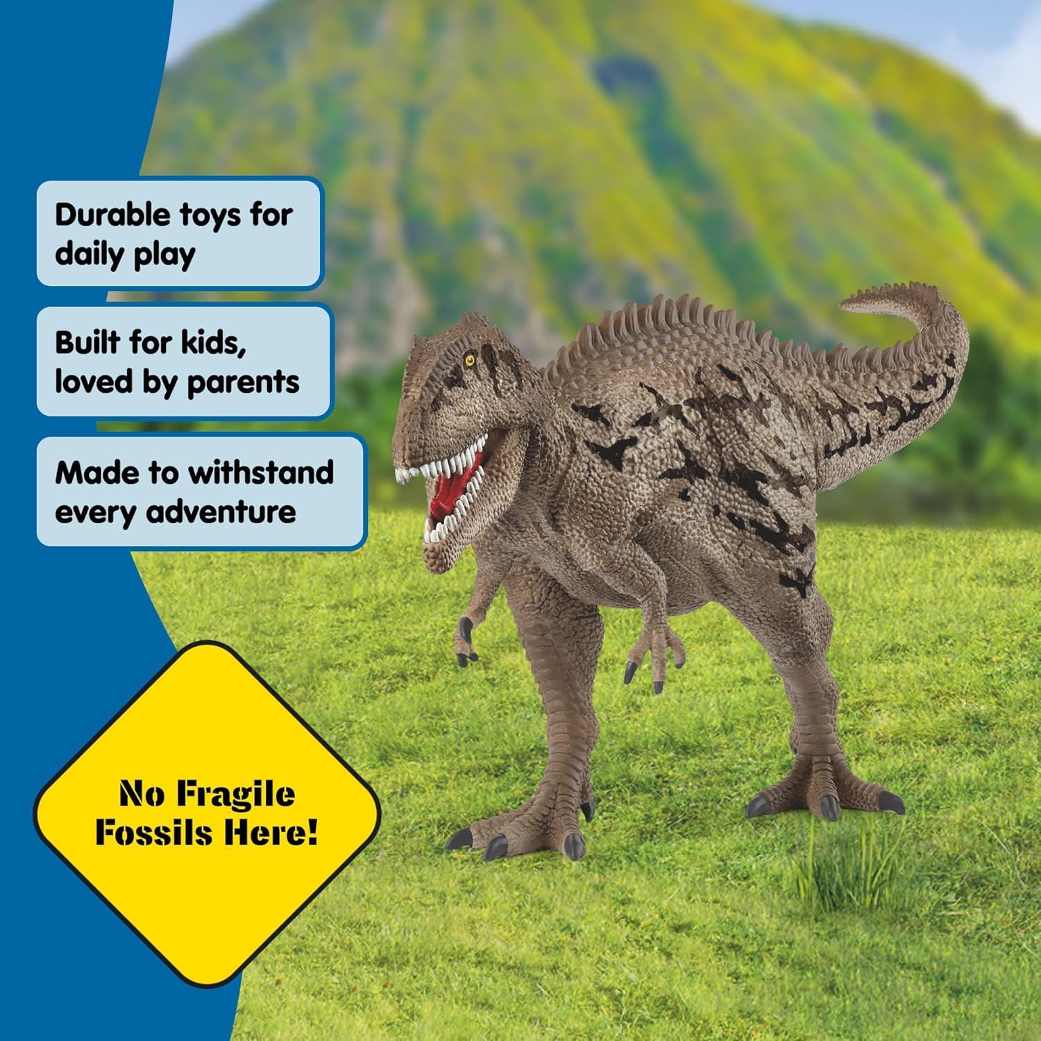 Schleich 15048 Carcharodontosaurus Dinosaur Figurine - Realistic Prehistoric Play Figure for Ages 3+ 14