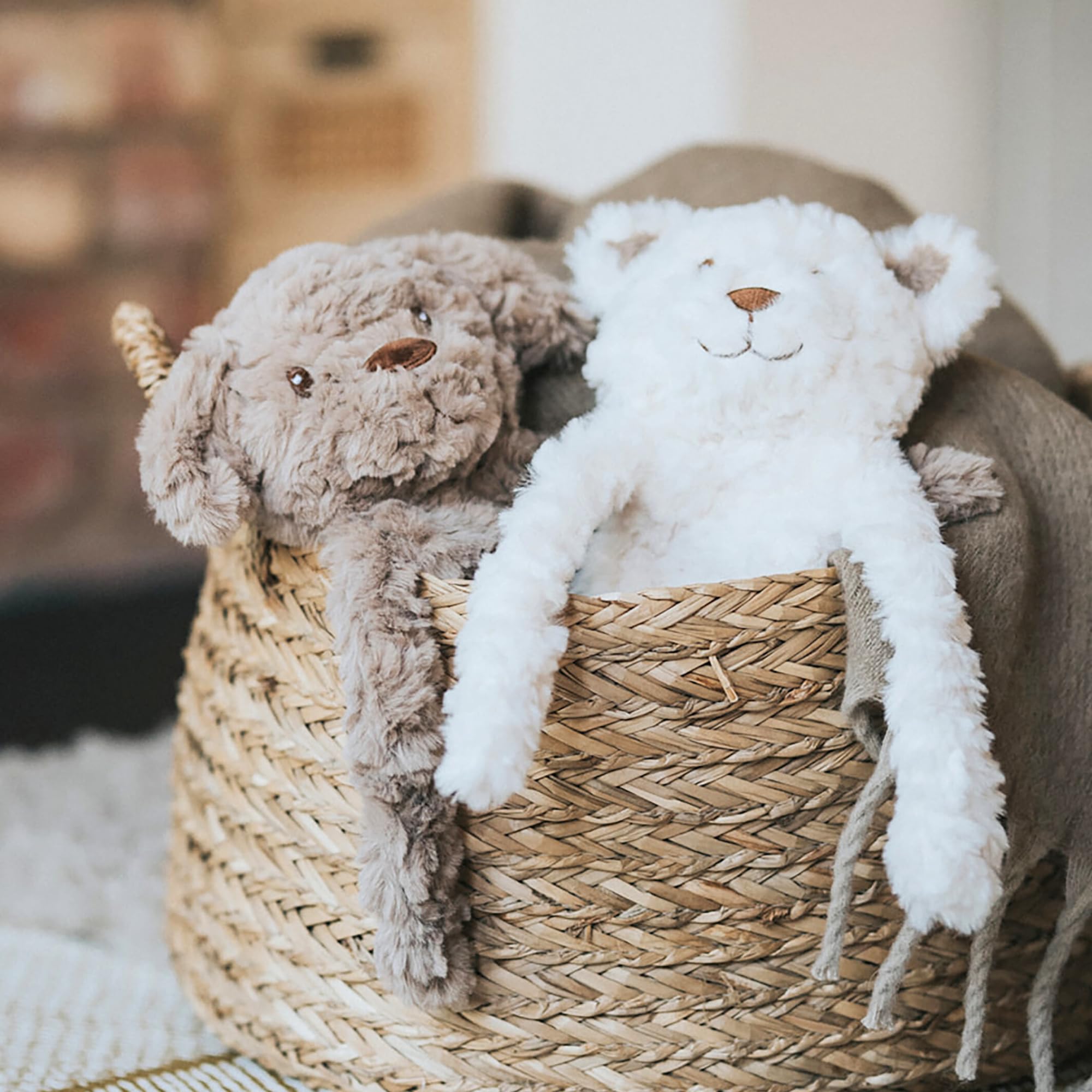 Rosewood My Dog Luxury Soft Plush Toy - Stuff-Free Design with Squeaker | Brown 5