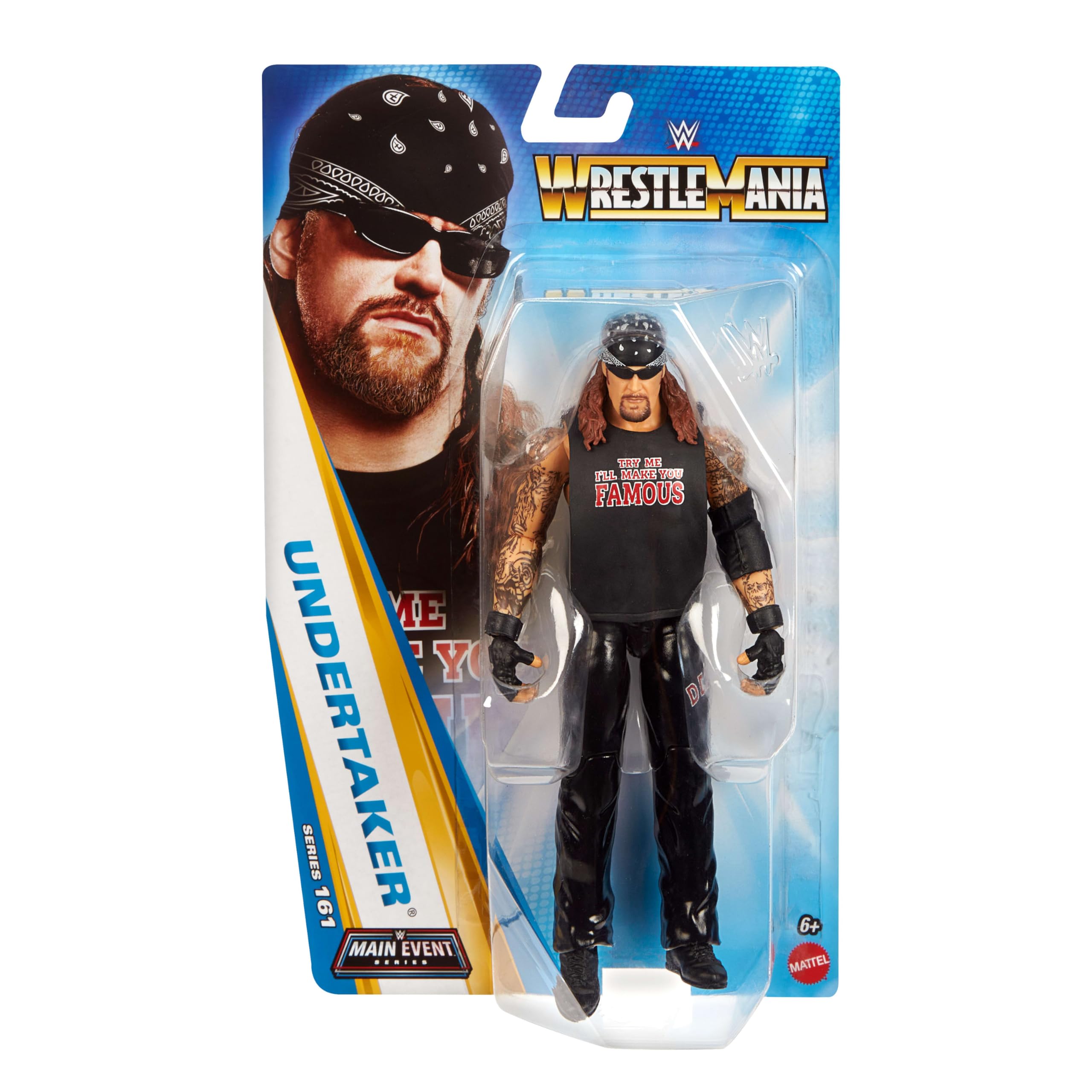 WWE Undertaker Action Figure - Main Event Series #161 | 6-inch Scale | TrueFX Detail