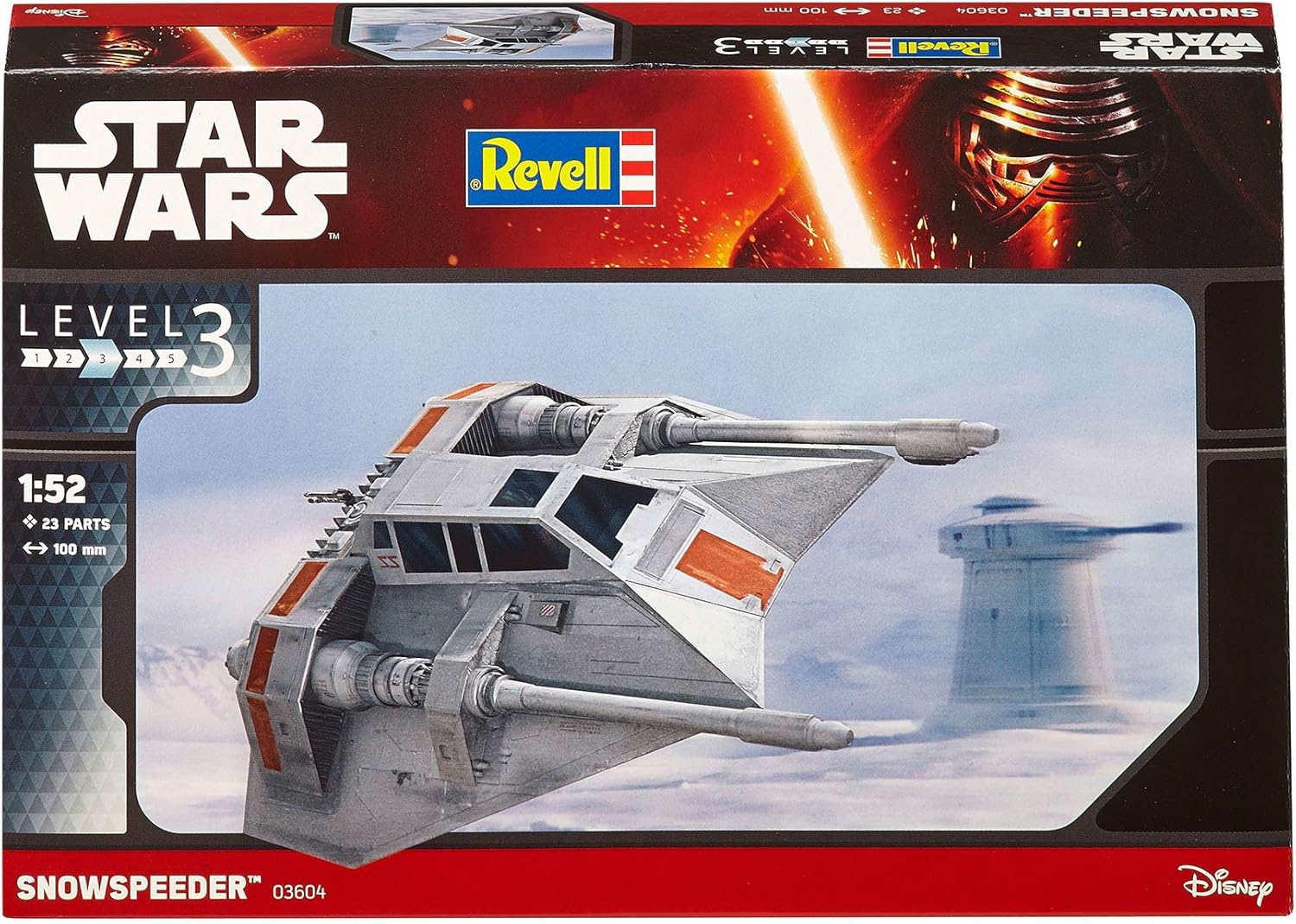 Revell Star Wars Snowspeeder Model Kit - 23-Piece Building Set for Ages 10+ 8