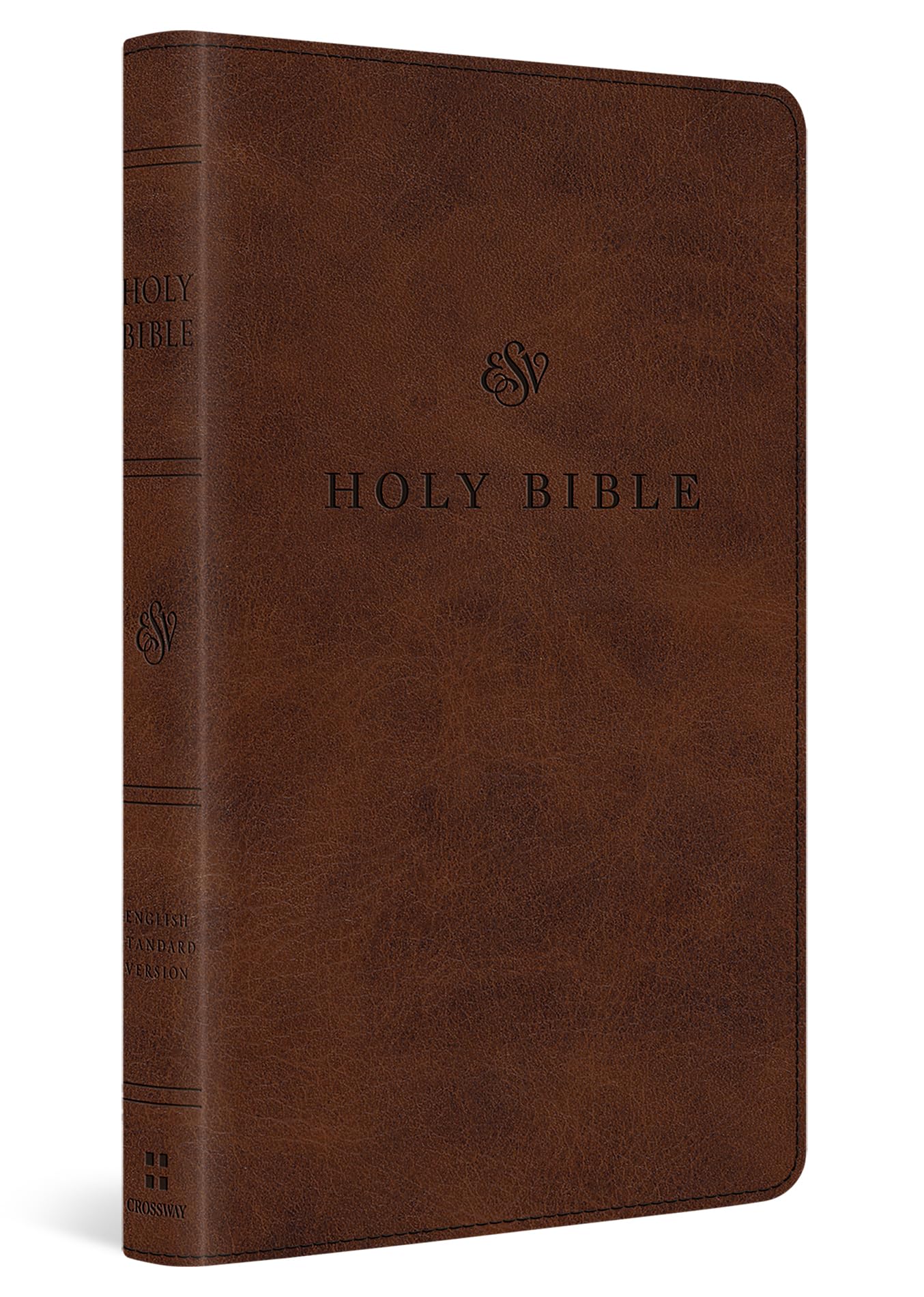 Crossway ESV Premium Church Bible - TruTone Brown Cover | Smyth-Sewn Binding | 1008 Pages