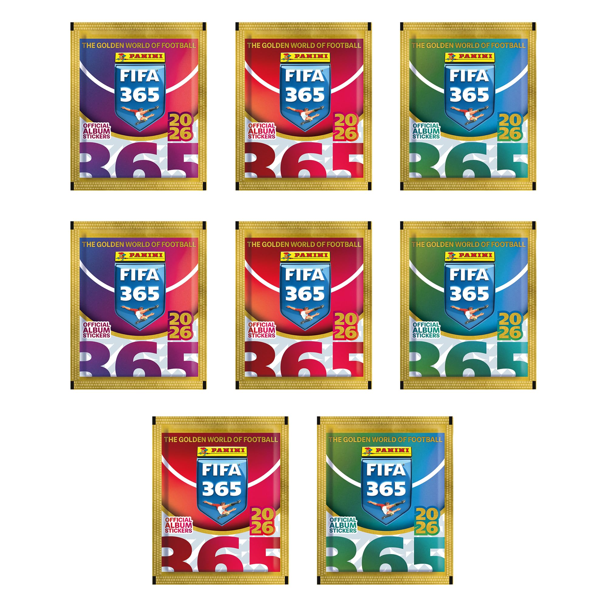 Panini FIFA 365 2026 Sticker Collection - Multiset | 524 Stickers Total | 8 Packets Included 2