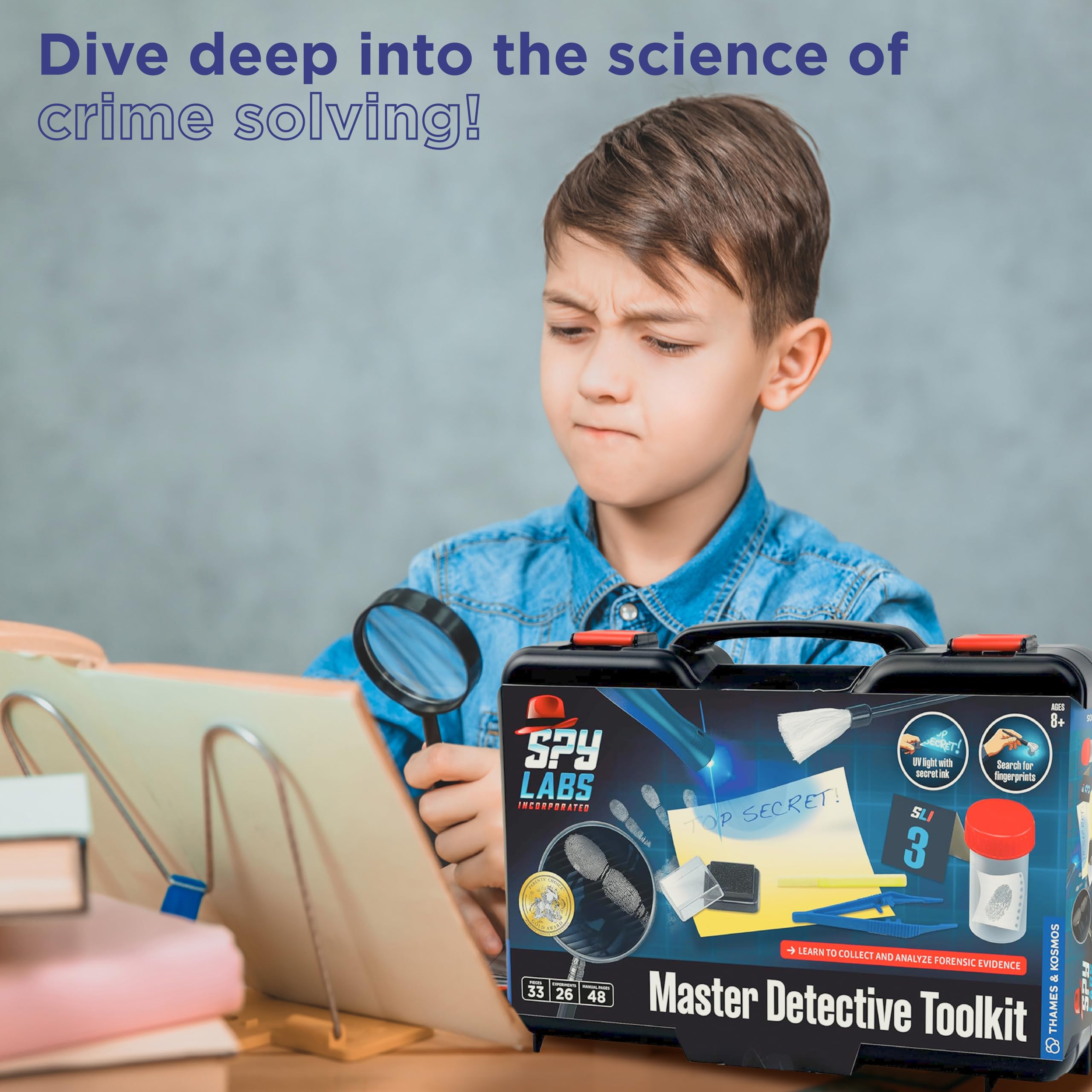 Spy Labs Master Detective Toolkit V2 - Forensic Science Kit for Ages 8+ 11