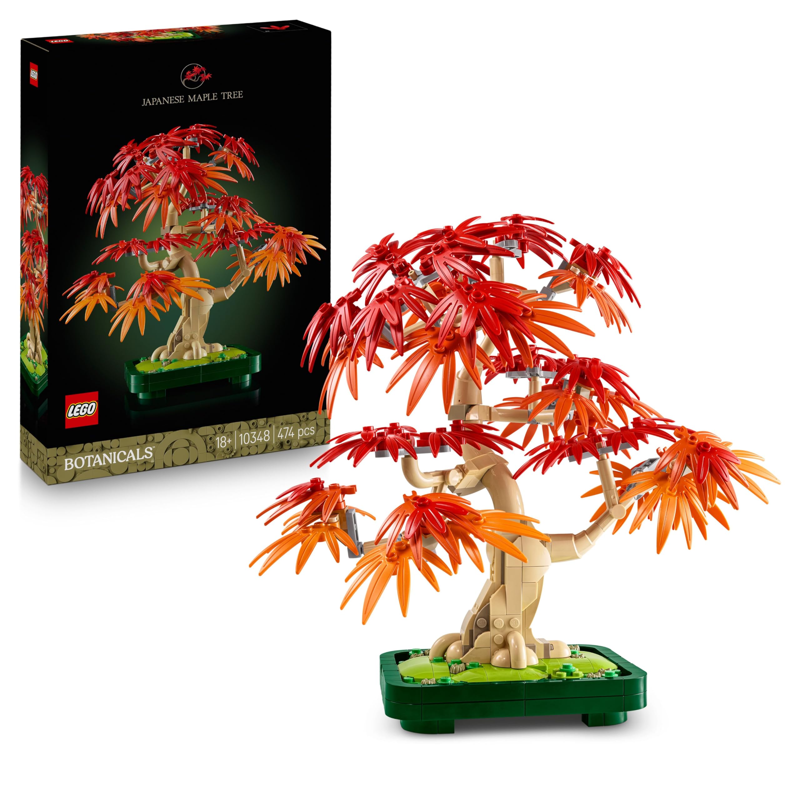 LEGO Botanicals Japanese Red Maple Bonsai Tree Building Set 10348 | Ages 18+ 1