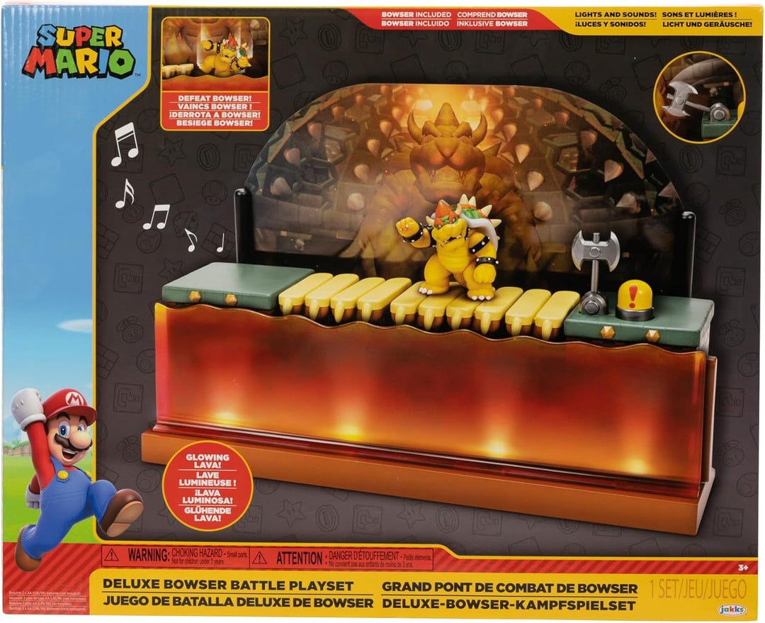 Super Mario Deluxe Bowser Battle Playset - Nintendo Switch (2023)