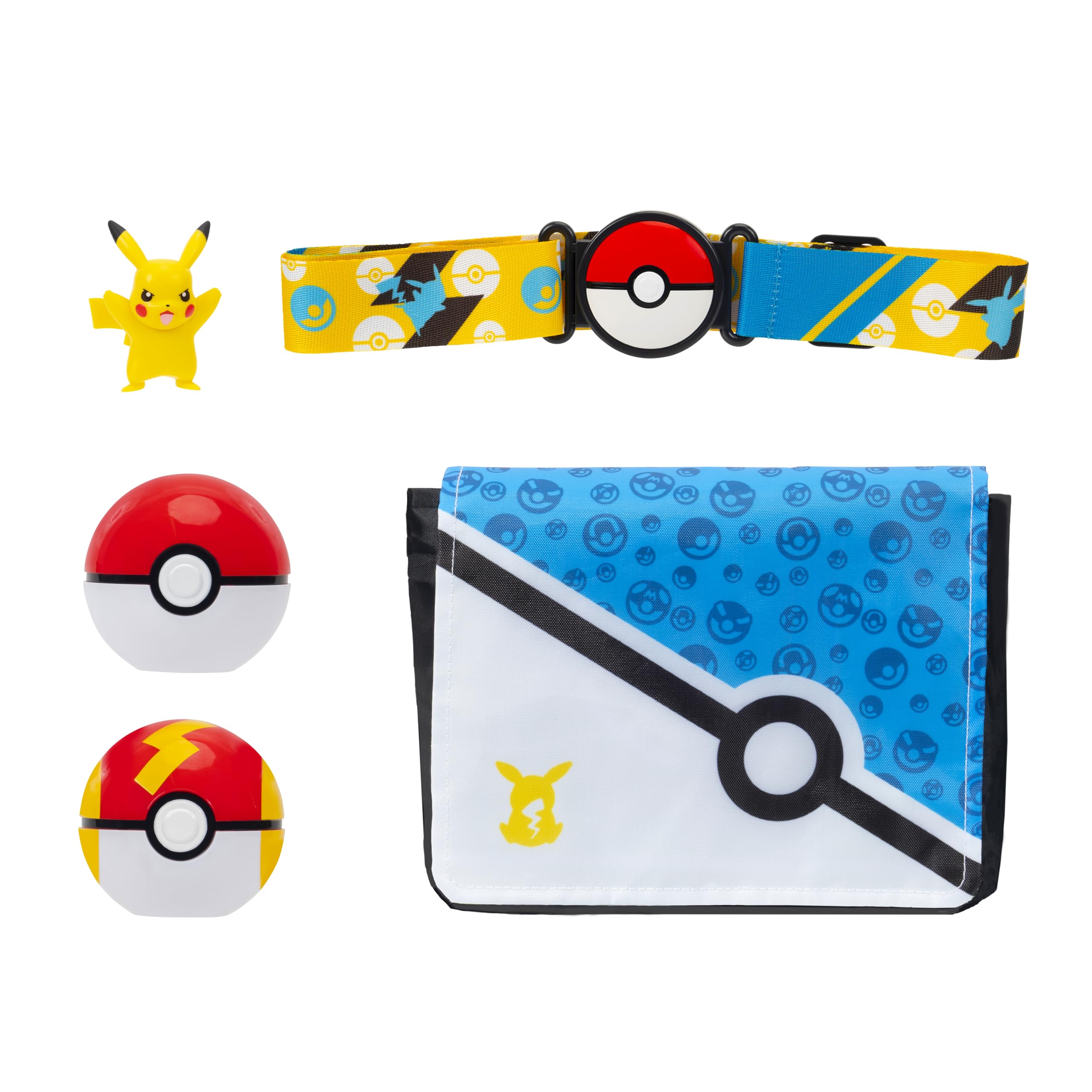Pokémon Pikachu Clip ‘N’ Go Bandolier Set - Battle Ready with 2-Inch Pikachu Figure & Poké Balls 9