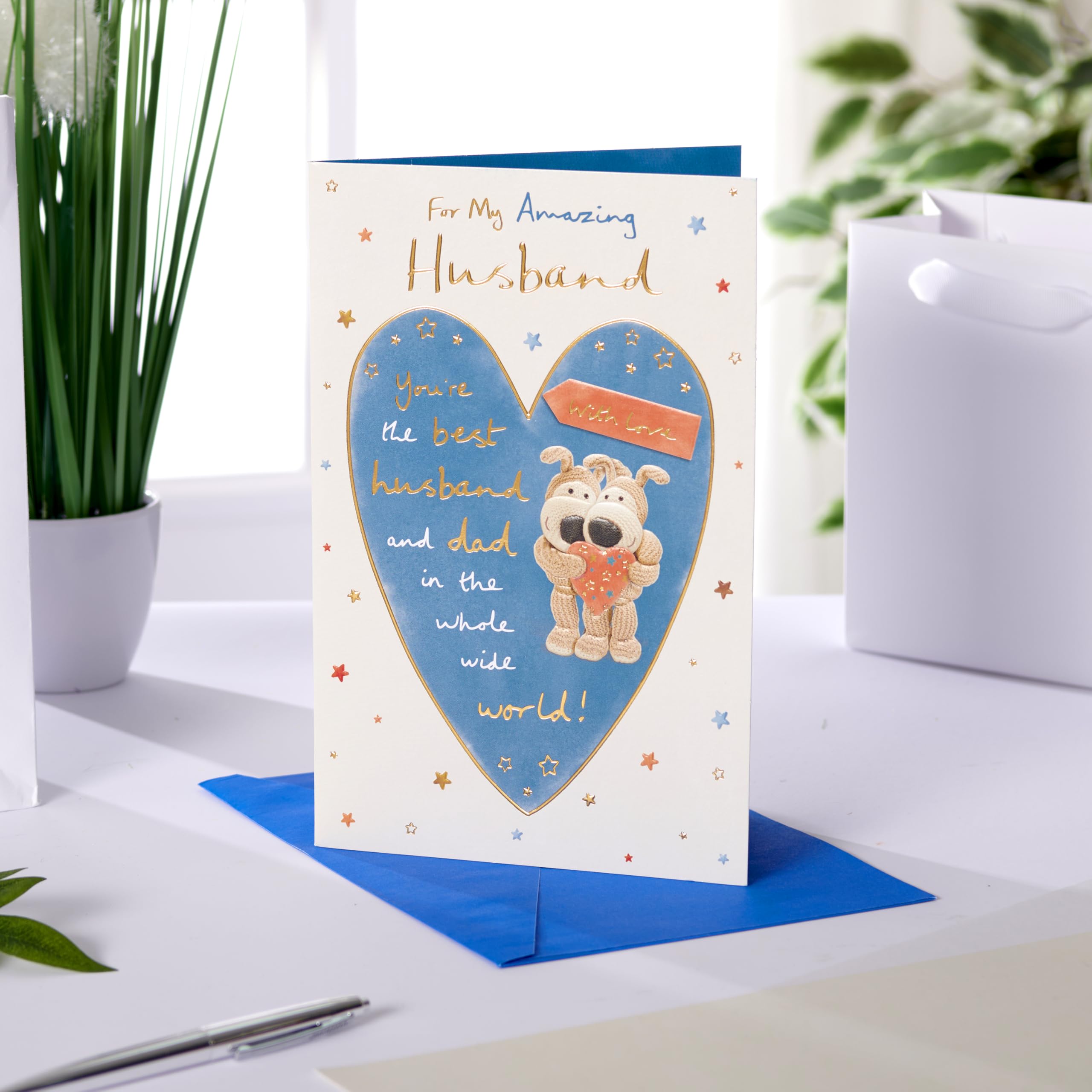 Boofle Father's Day Card for Husband, Dad, Grandad | FSC Certified | 14.9 x 22.9 cm 3