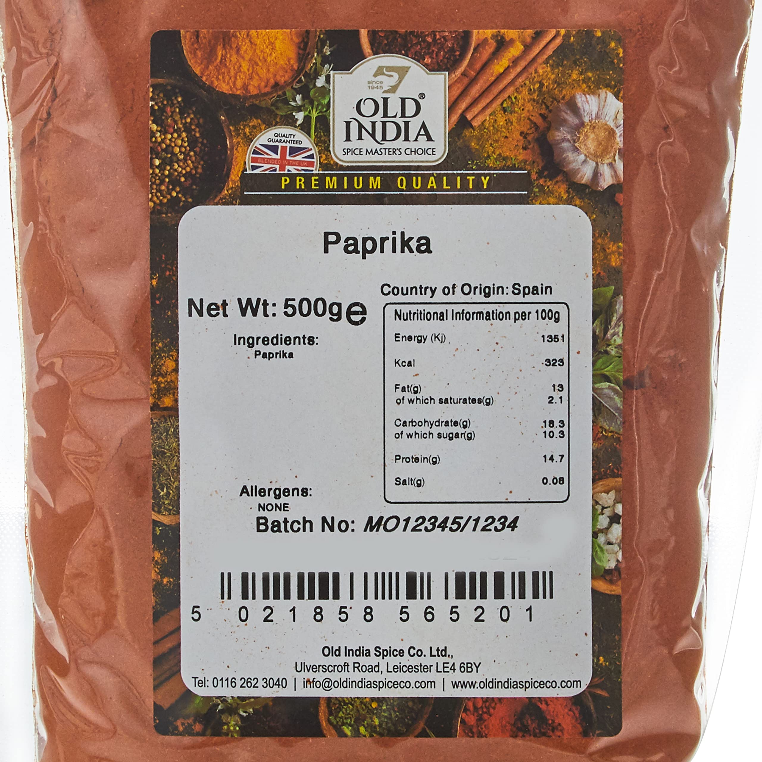 Old India Paprika 500 g 5