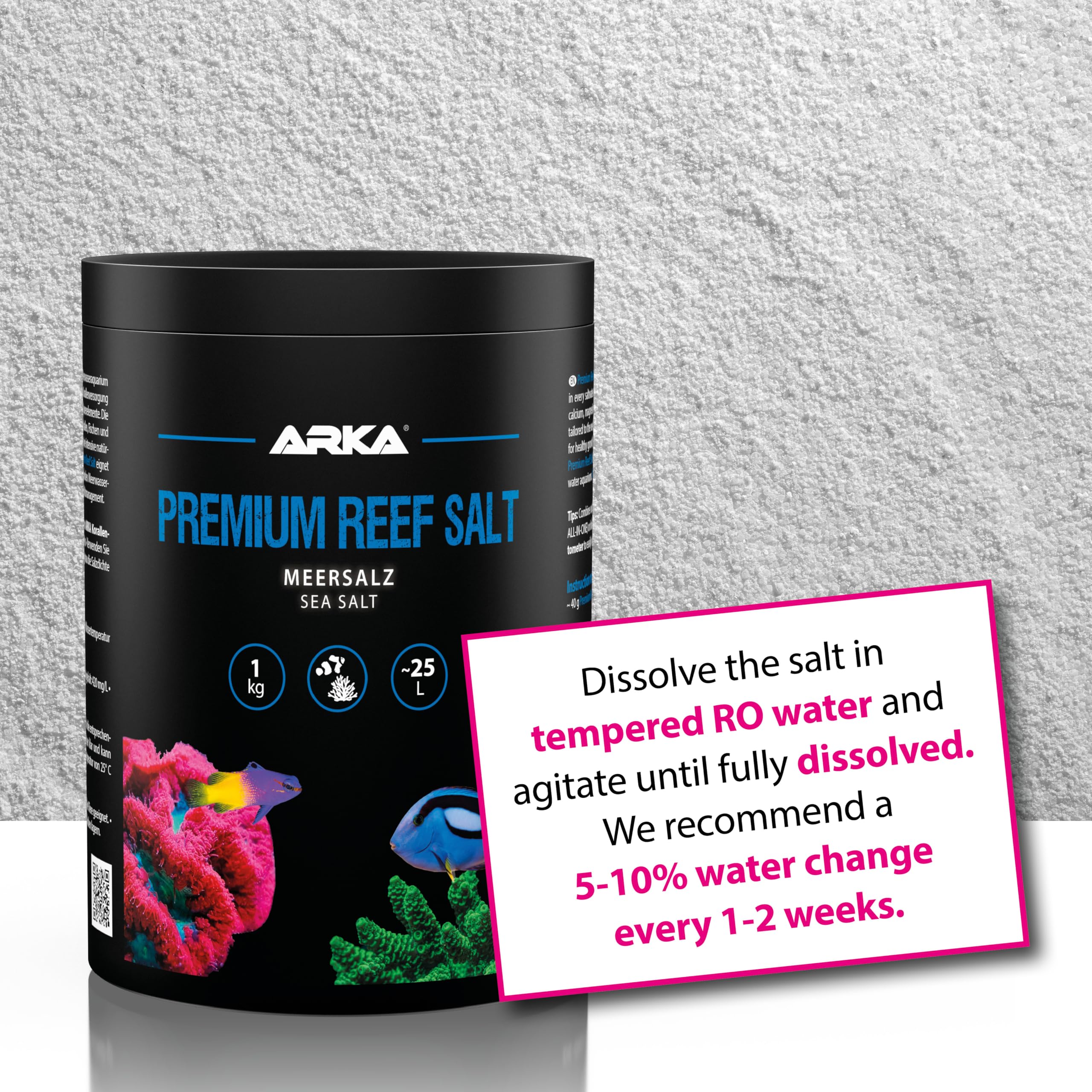 ARKA Premium Reef Salt - Fast Dissolving Marine Salt for Coral Care | 1 kg 5