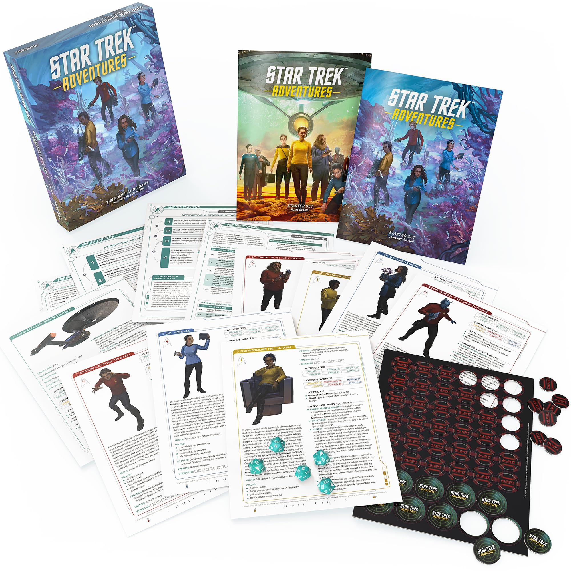 Modiphius Star Trek Adventures The Roleplaying Game Second Edition Starter Set