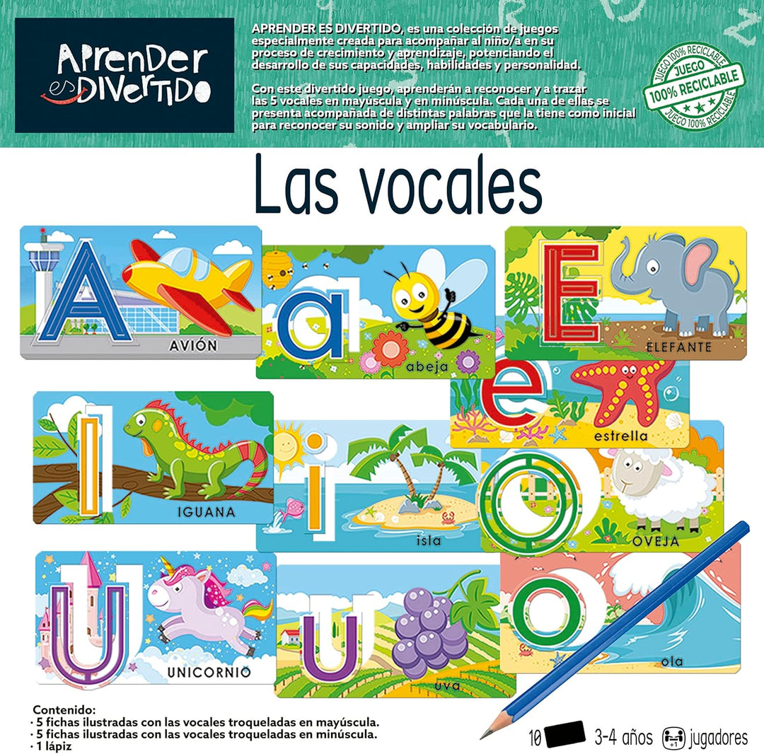 JUEGO LAS VOCALES EDUCA - Educa (Educational Game, Assorted Colors)