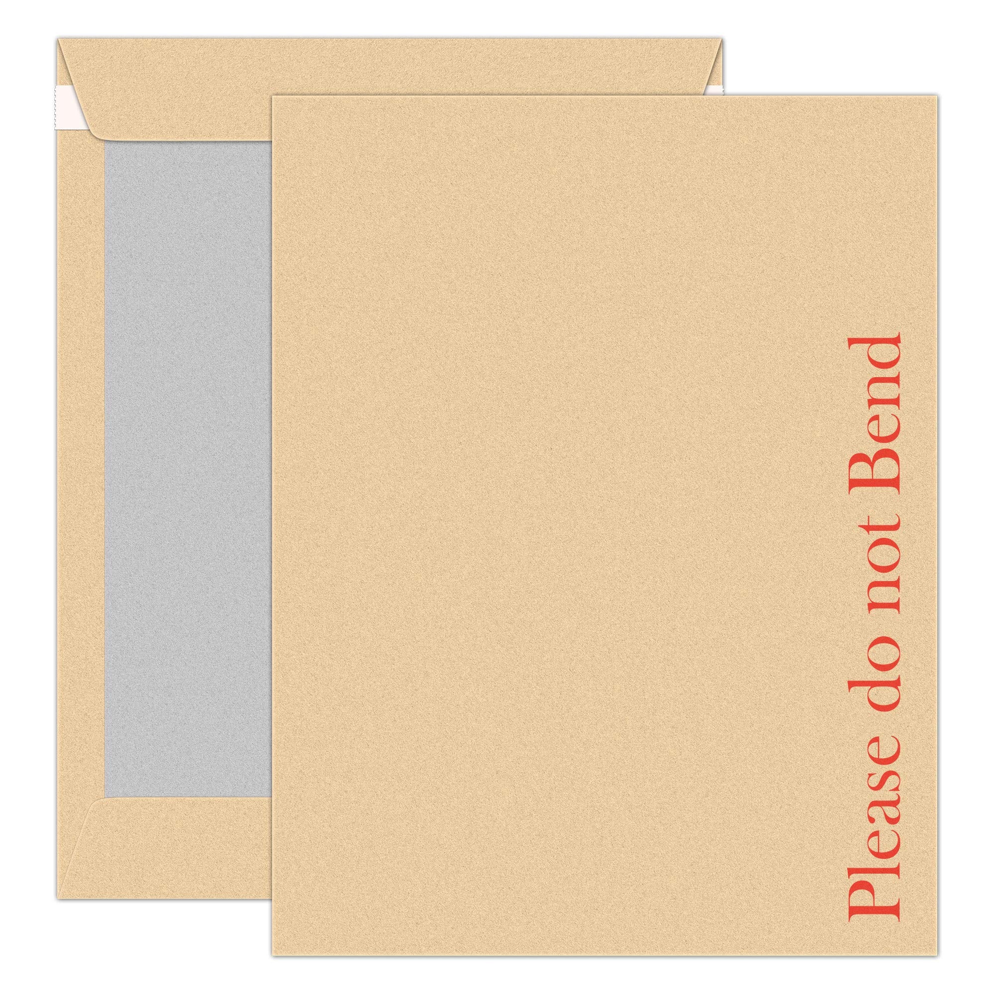 iSOUL 20 Pcs A5 C5 Hard Board Backed Envelopes | 229mm x 162mm Manilla | Peel & Seal