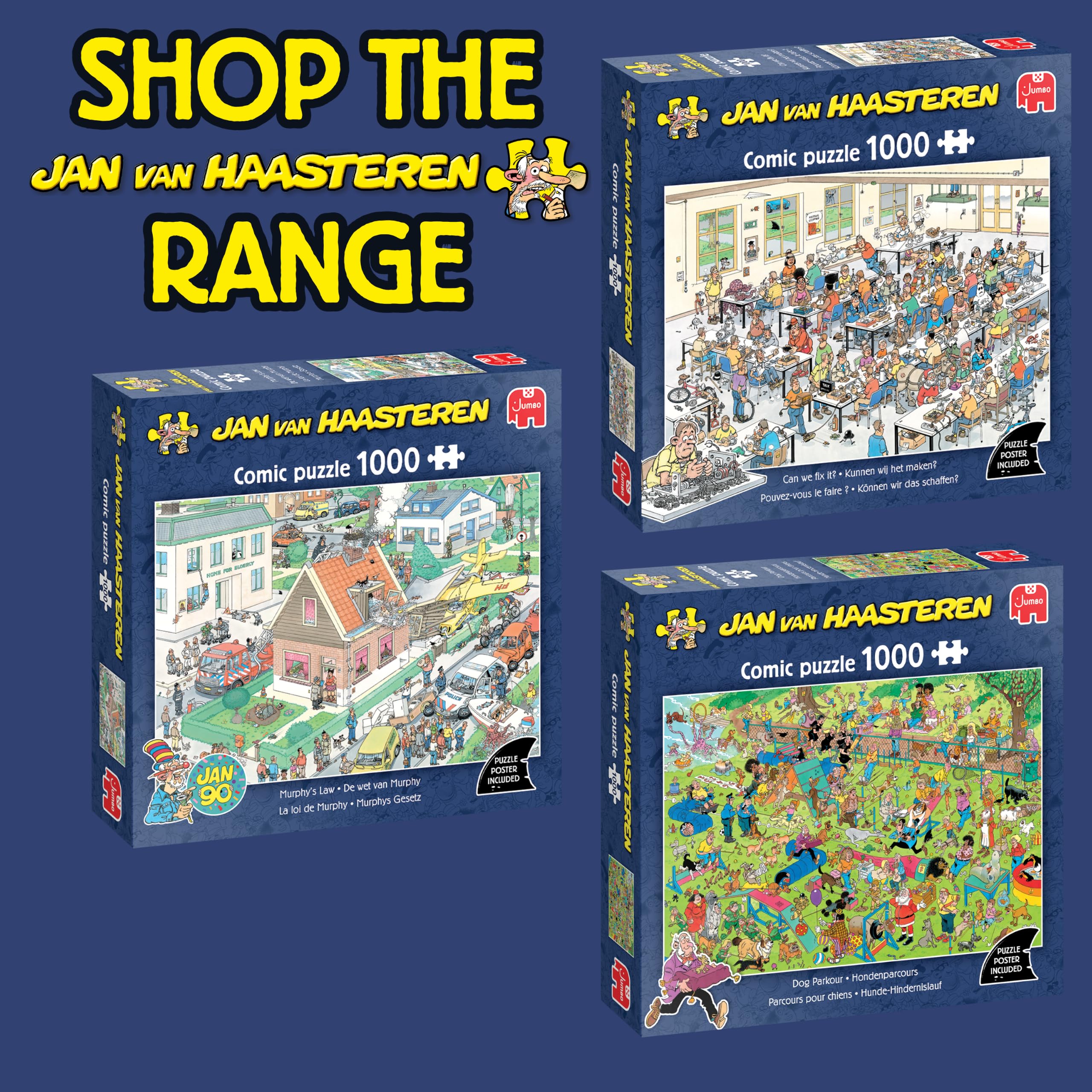 Jan van Haasteren Murphy's Law 1000 Piece Jigsaw Puzzle for Adults | FSC Certified | 680x490mm 8