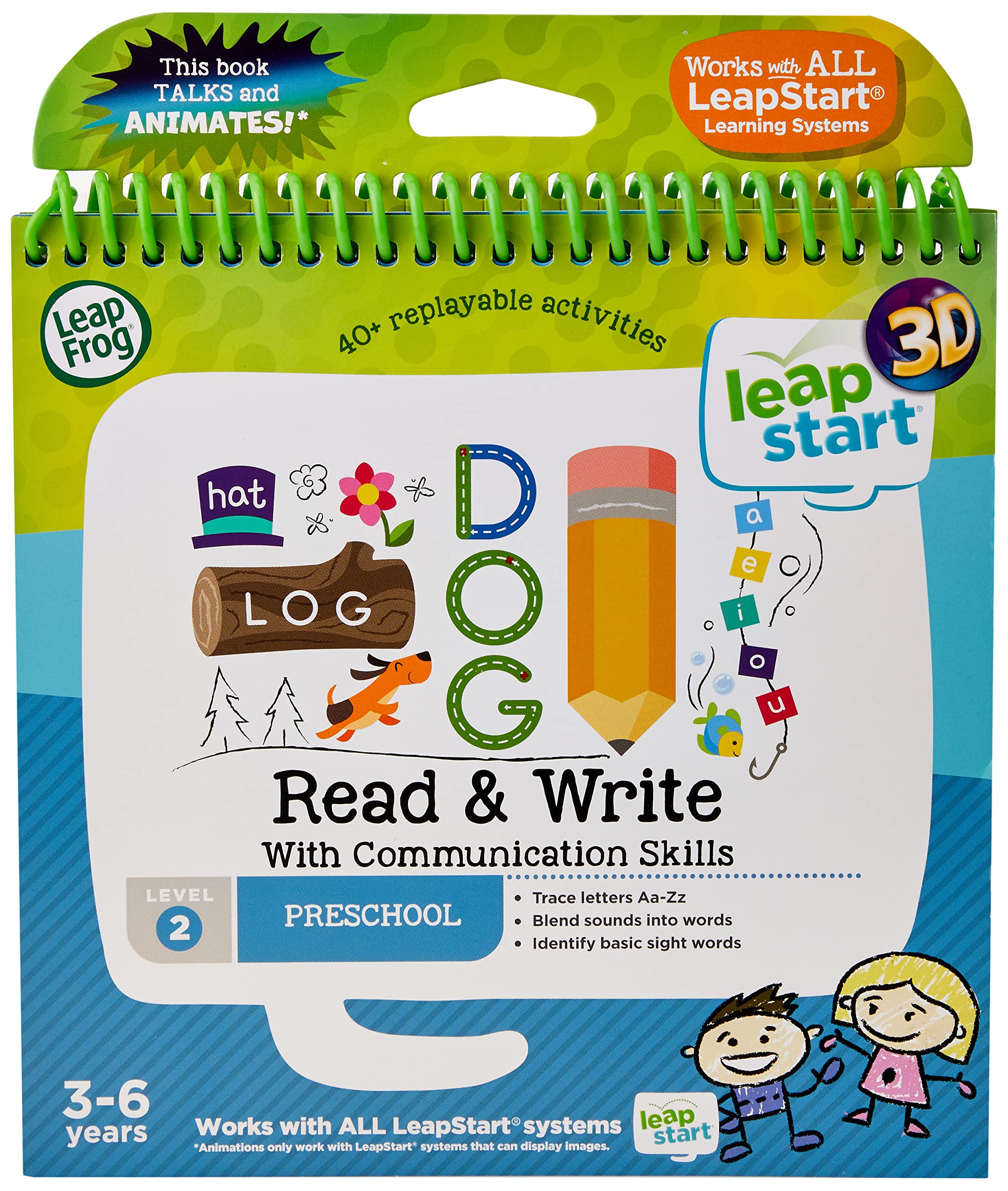 LeapFrog Read & Write 3D Activity Book for LeapStart Systems | Ages 3-6 | 40 Activities 1