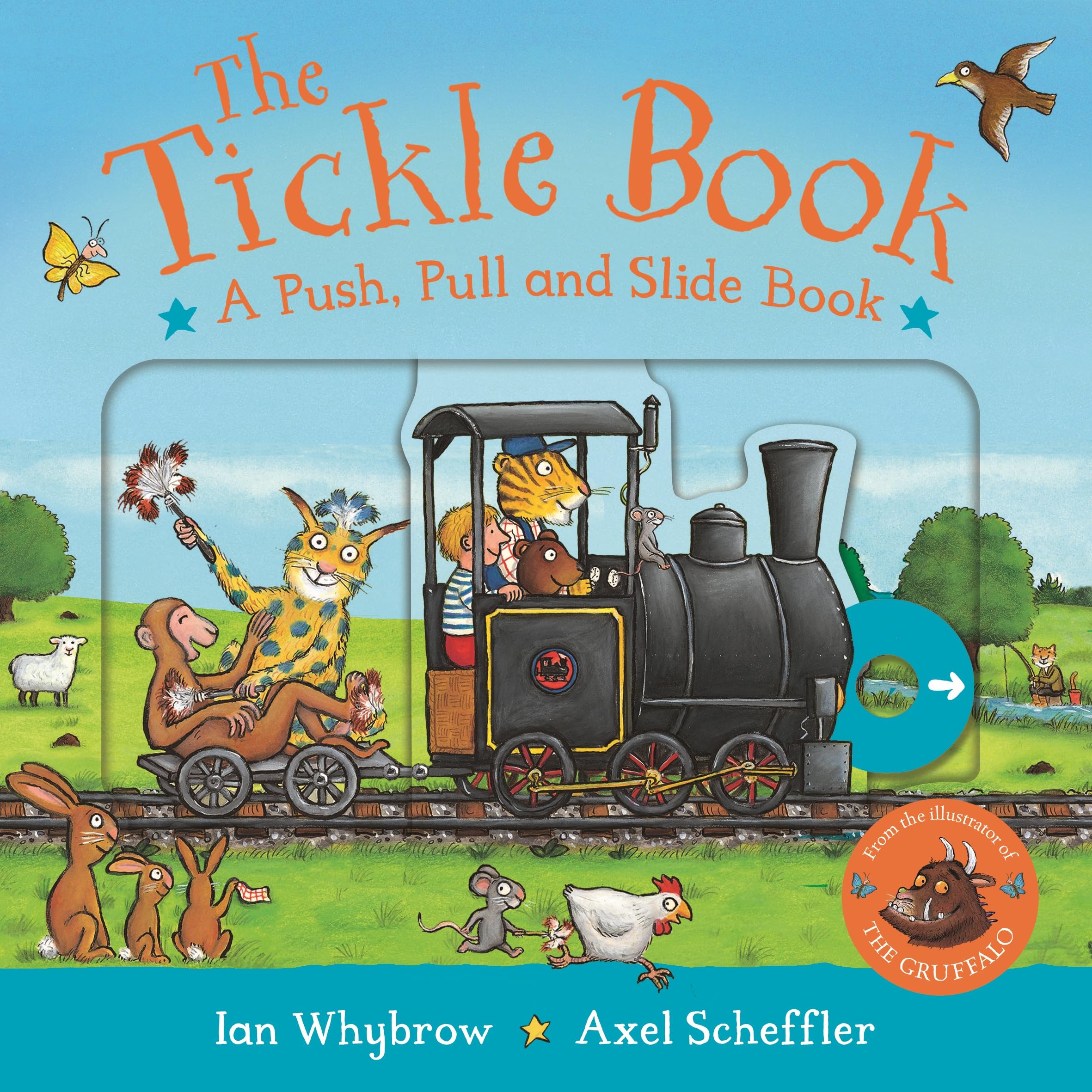 MACMILLAN The Tickle Book: A Push Pull and Slide Book by Ian Whybrow | Board Book 1