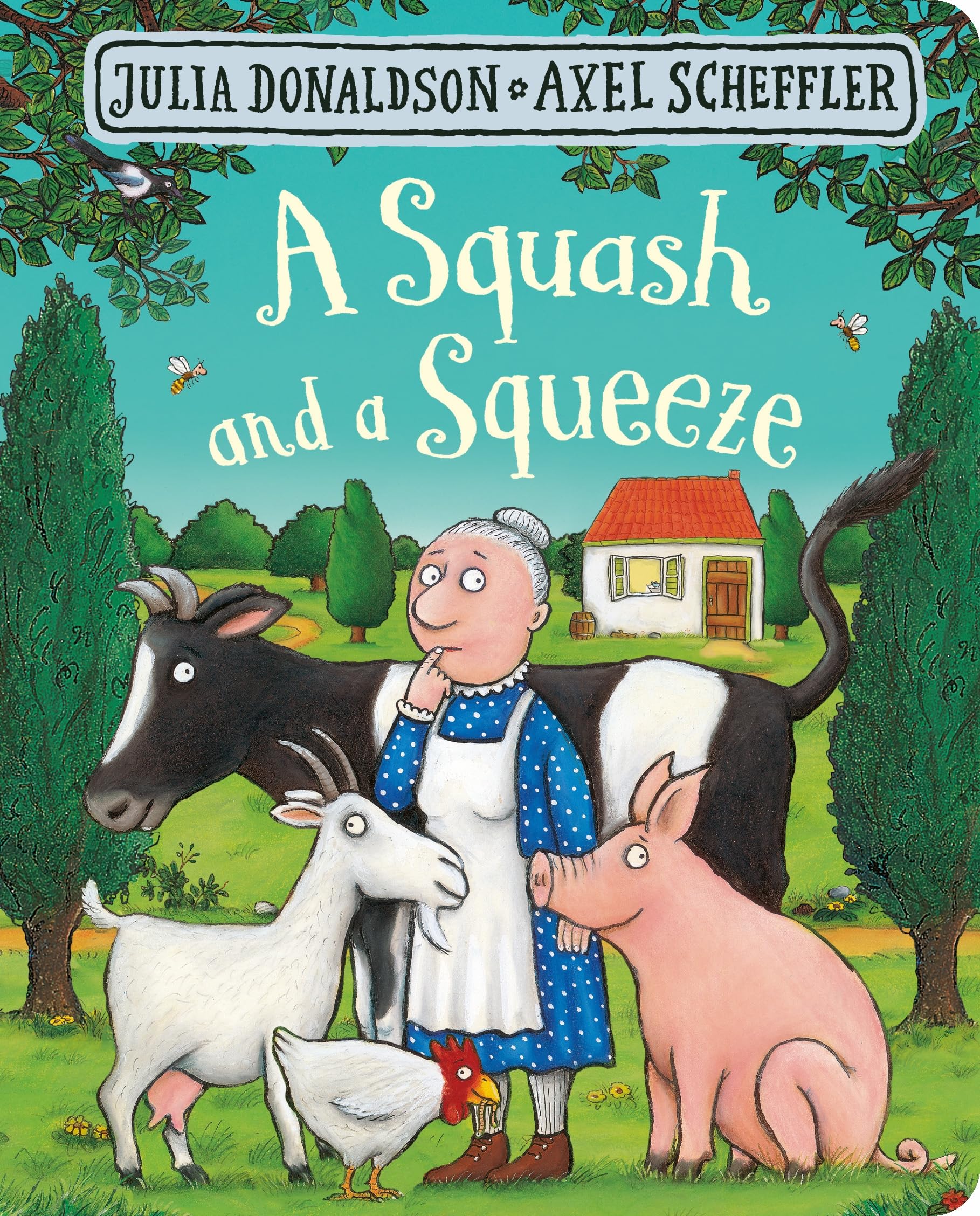 MACMILLAN A Squash and a Squeeze Board Book by Julia Donaldson | Ages 2-4
