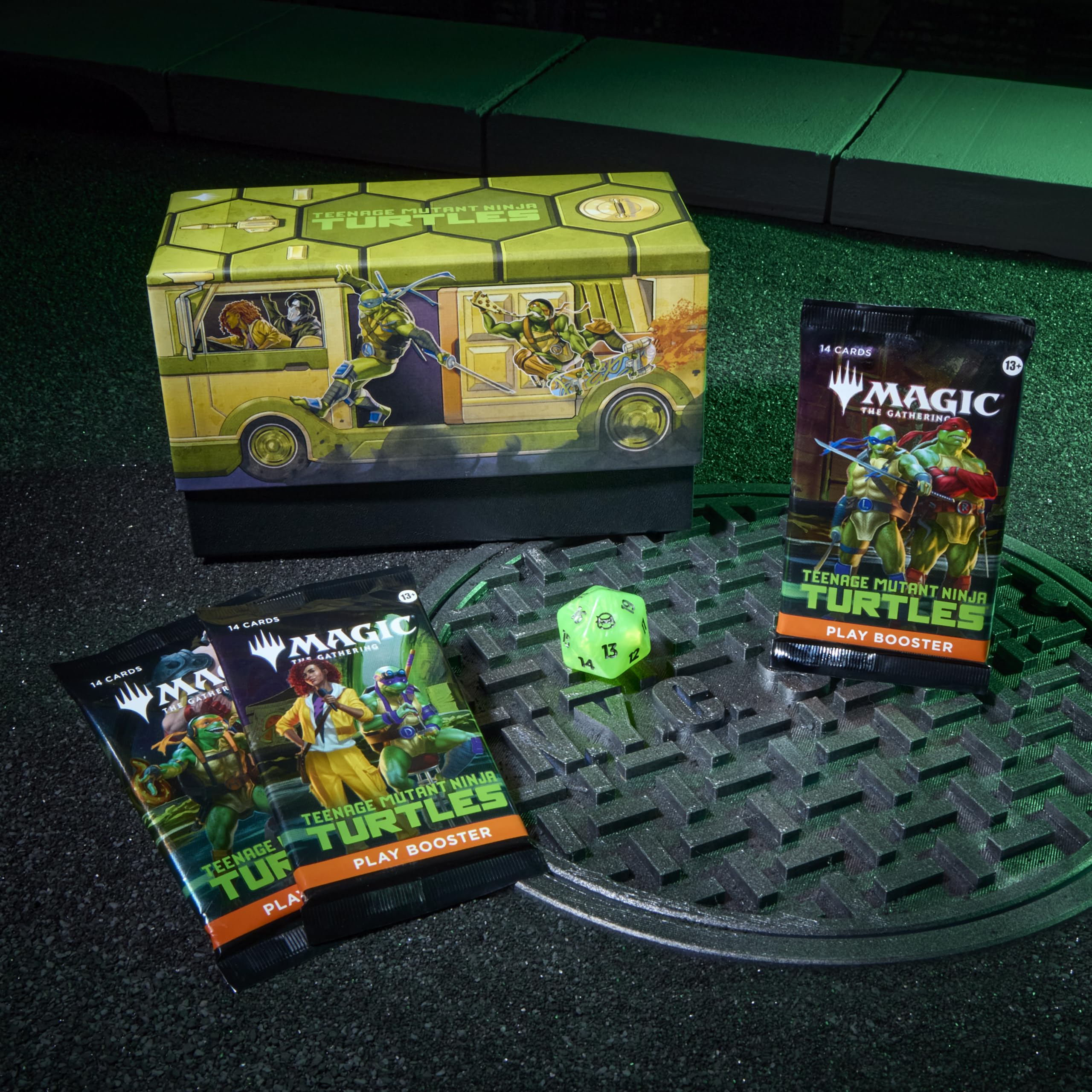 Magic: The Gathering Teenage Mutant Ninja Turtles Bundle | 9 Play Boosters | Multicolor 3