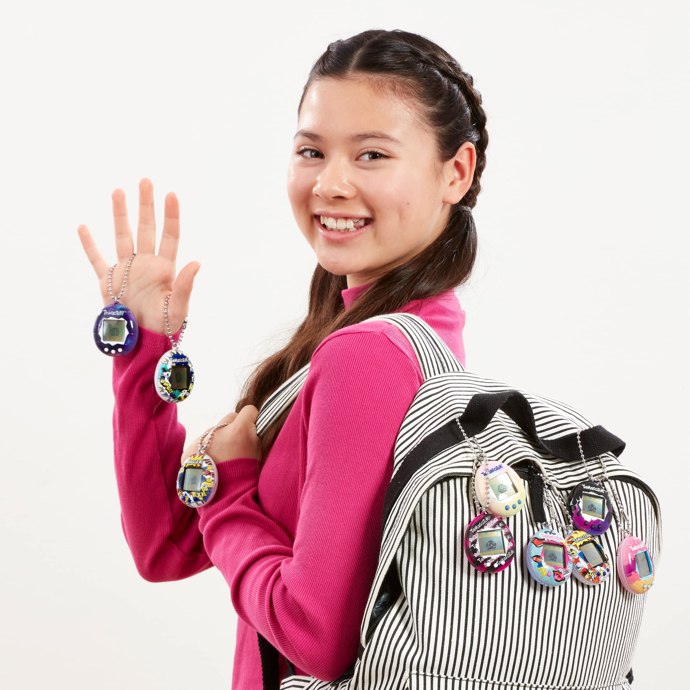 Bandai Tamagotchi Original Lots of Love Shell - Retro Electronic Pet Toy for Kids & Adults 20