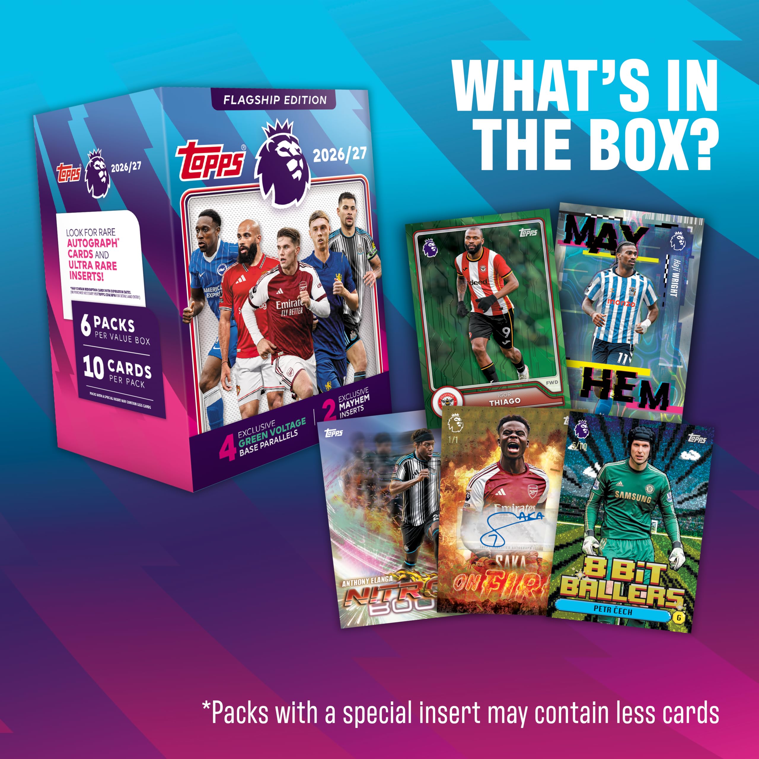 Topps Flagship Premier League 2026/27 Trading Cards - Value Box | 60 Cards | Official Licensed Product 7