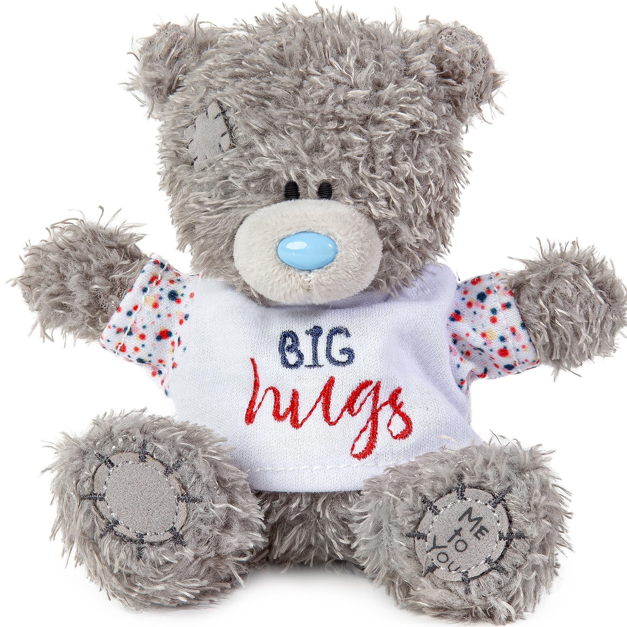 Me To You Bear Tatty Teddy 'Big Hugs' 10cm Plush Toy | White, Grey | AP401026 1