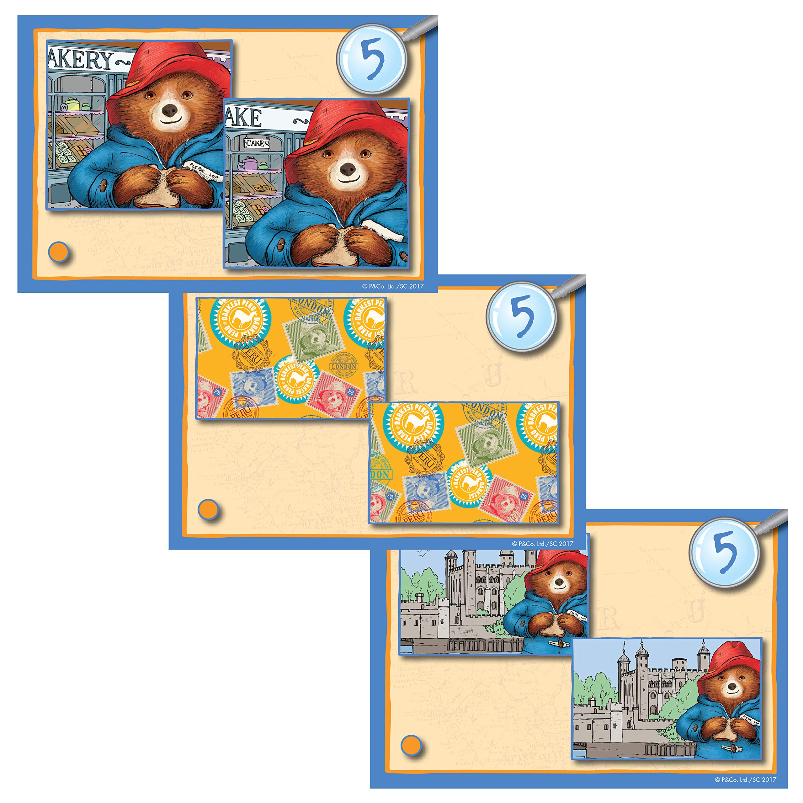 Paddington Bear Spot the Difference Game - 80 Challenges Board Game 8