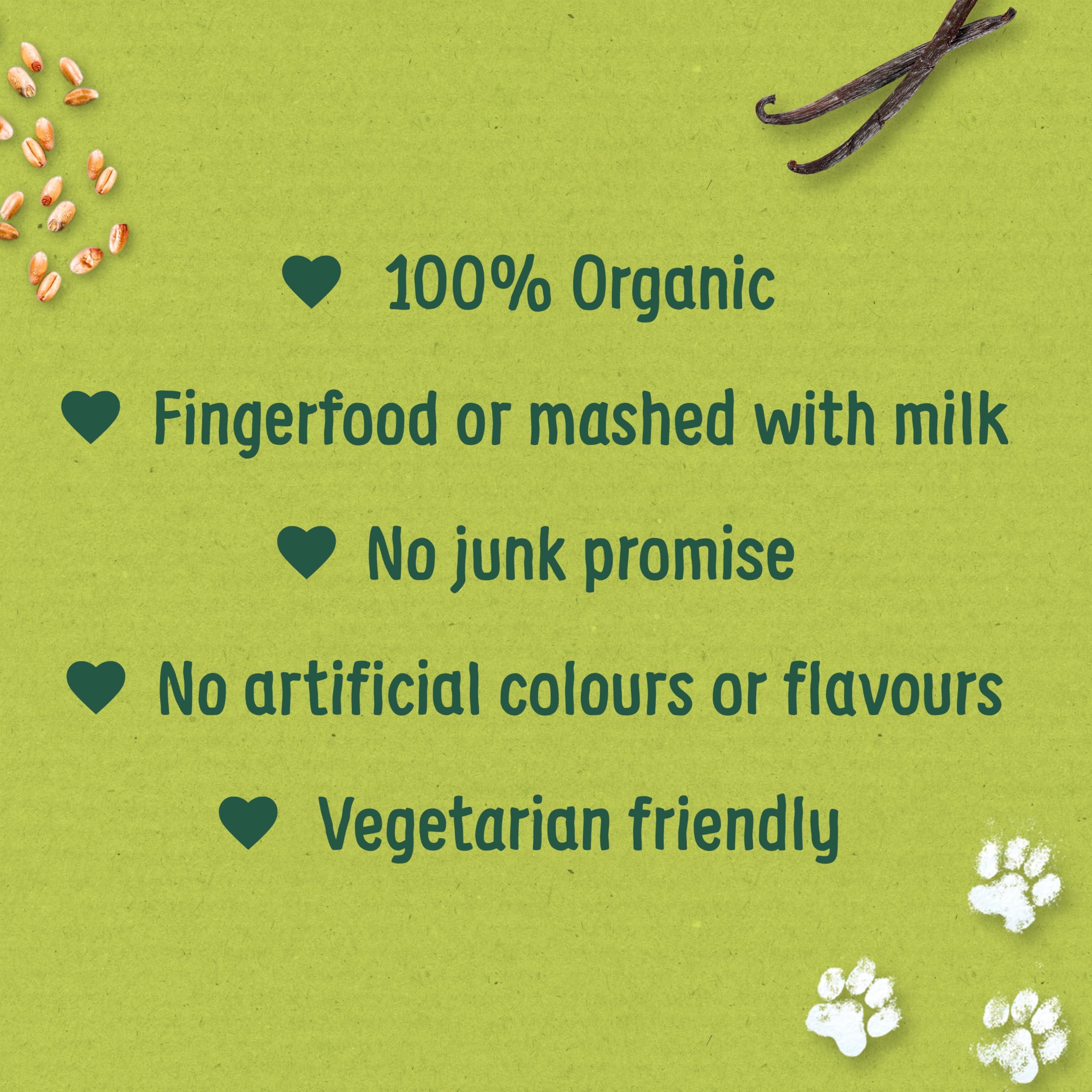 Organix Vanilla Organic Little Ruskits - Baby Snack for 6+ Months, 10 x 60g Ruskits (4 Boxes) 3