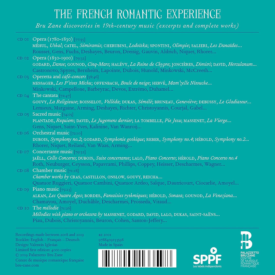 The French Romantic Experience - The French Romantic Experience [Audio CD]