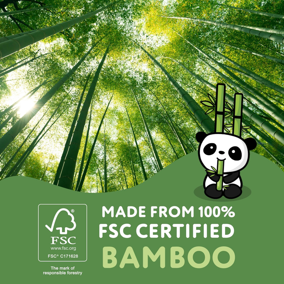 The Cheeky Panda - Bamboo Toilet Tissue Paper (Pack of 4 Rolls, 3-Ply, 200 Sheets)