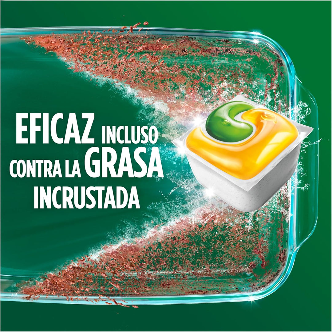 Fairy Original All in One Dishwasher Tablets, Lemon, 84 Count
